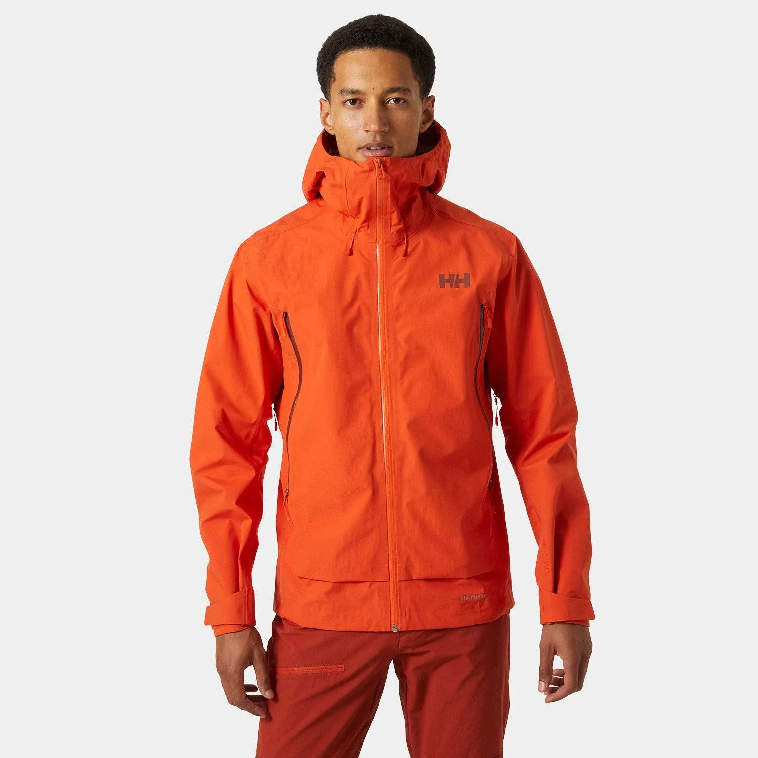 Helly Hansen Men's Verglas Infinity Shell Jacket Orange L