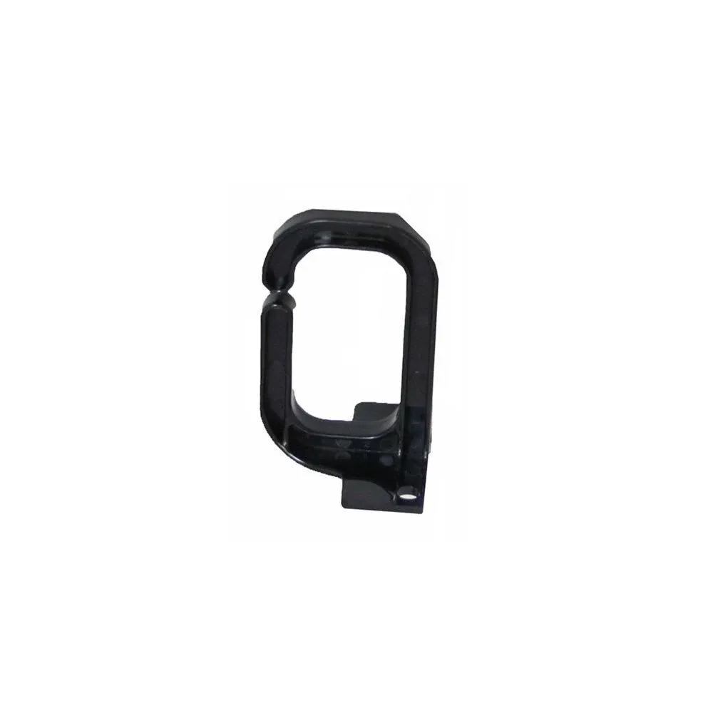 Vertical D-Ring Cable Manager, 25 Cables, 1U, Black