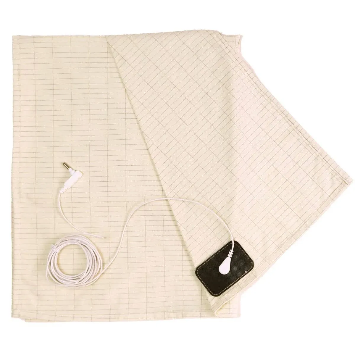 Hall & Perry Earthing Half Sheet with Grounding Connection Cord | Pure Silver ...