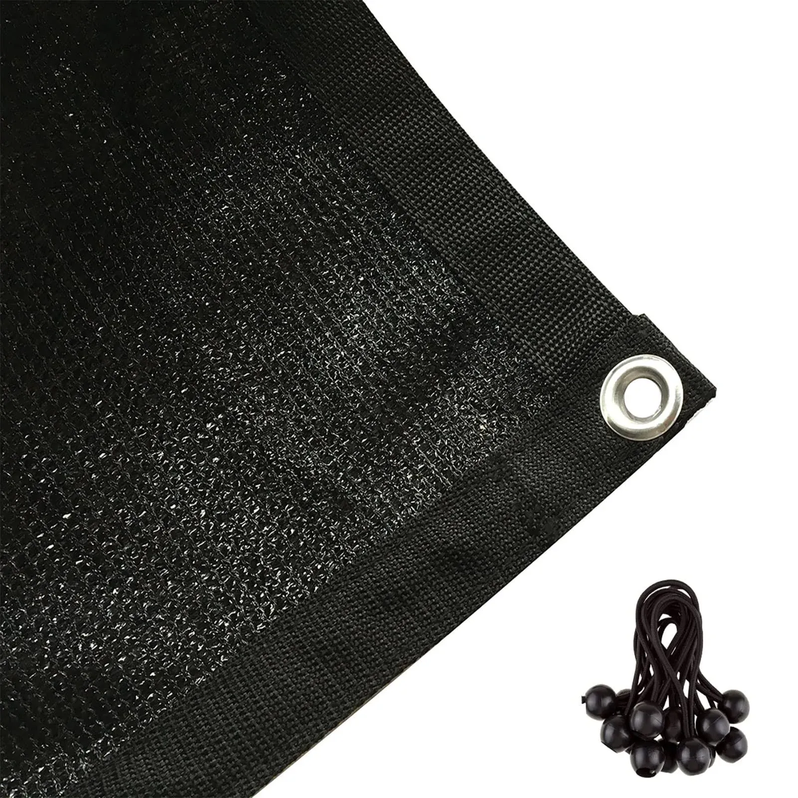 Agfabric 60% UV Resist Black Shade Panel with Grommet Durable Easy Install 8*12&#039;