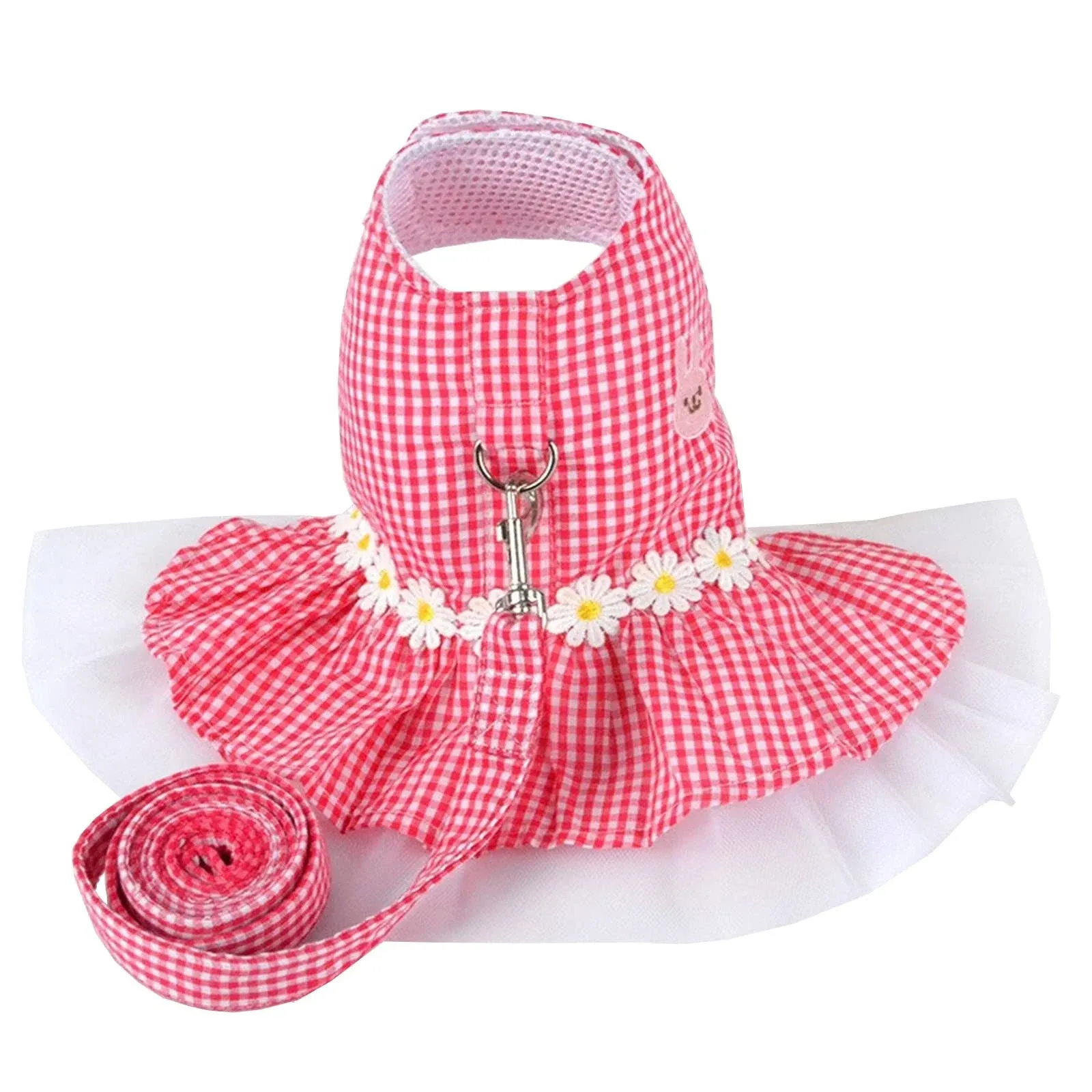 hosd Outdoor Pet Clothes Dog Harness Dress Poodle Bichon Frise Pomeranian ...