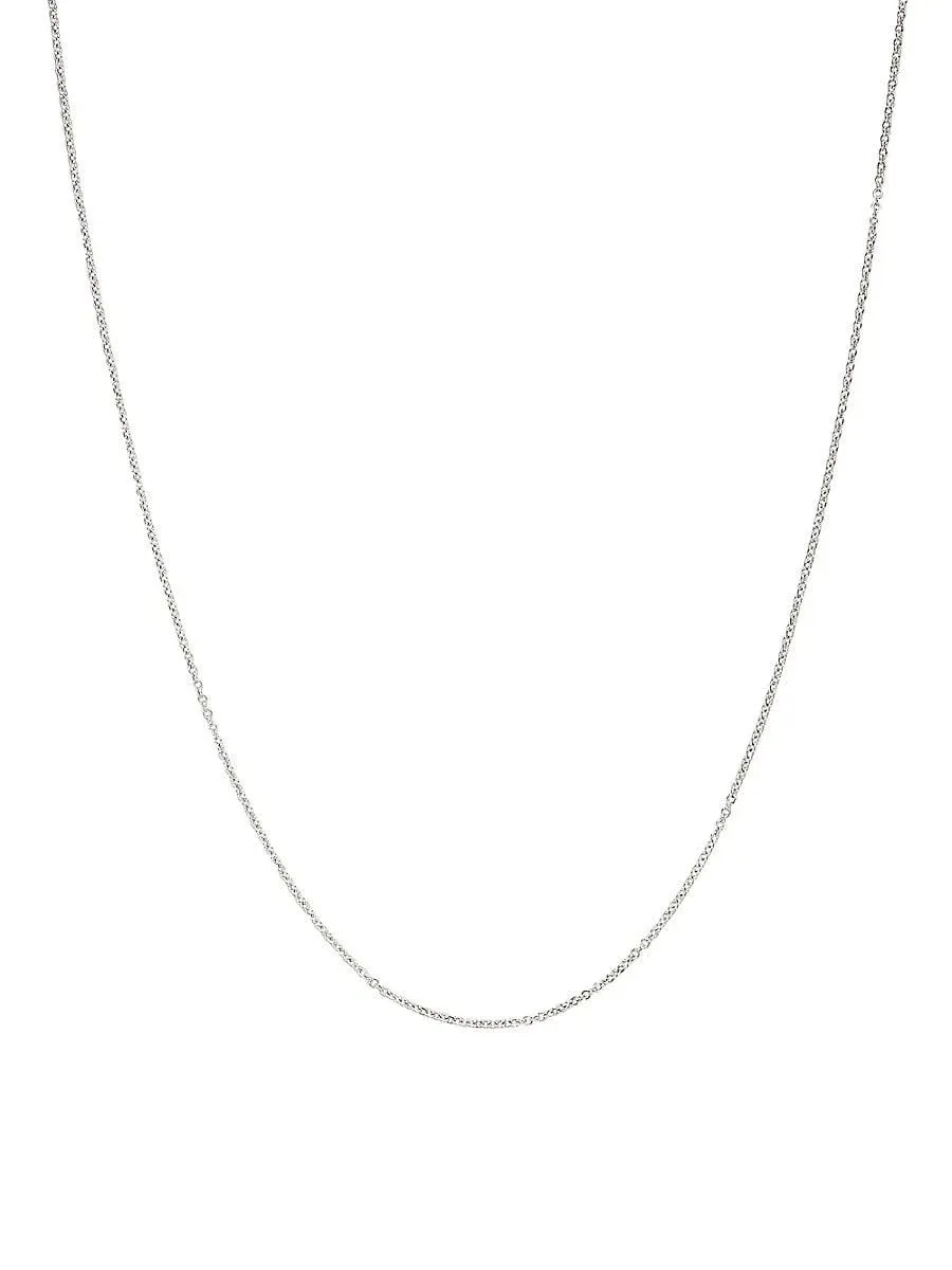 14k Yellow Gold 1.5mm Forsantina Chain Necklace 16&#034;