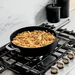 Ninja - NeverStick Premium Nest System 5-Quart Sauté Pan with Glass Lid - Black