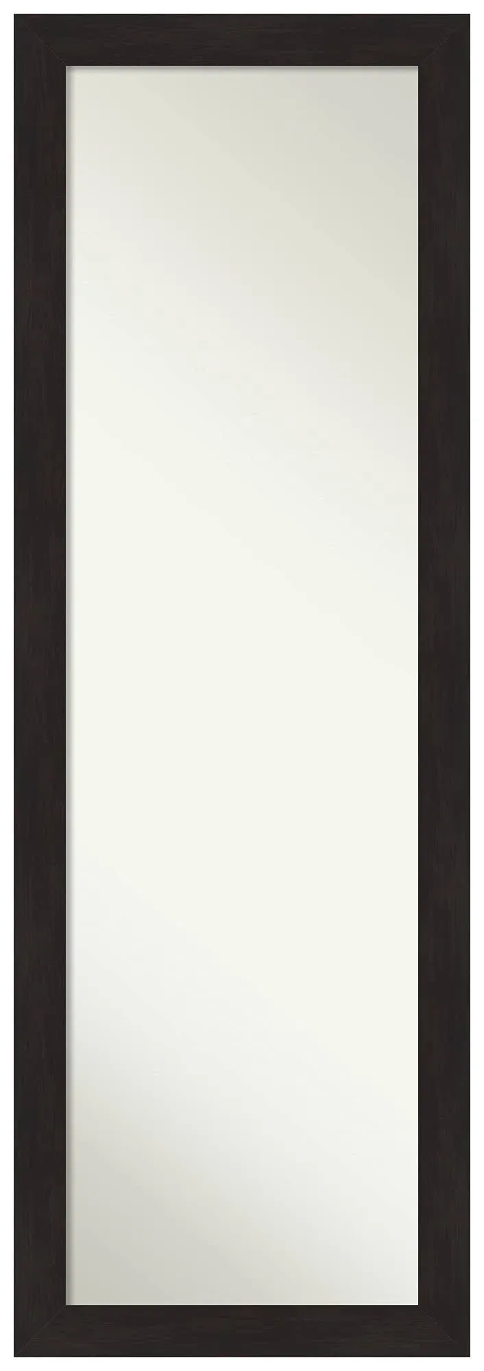 Brown on The Door Mirror Full Length Mirror Furniture Espresso Narrow Amanti Art