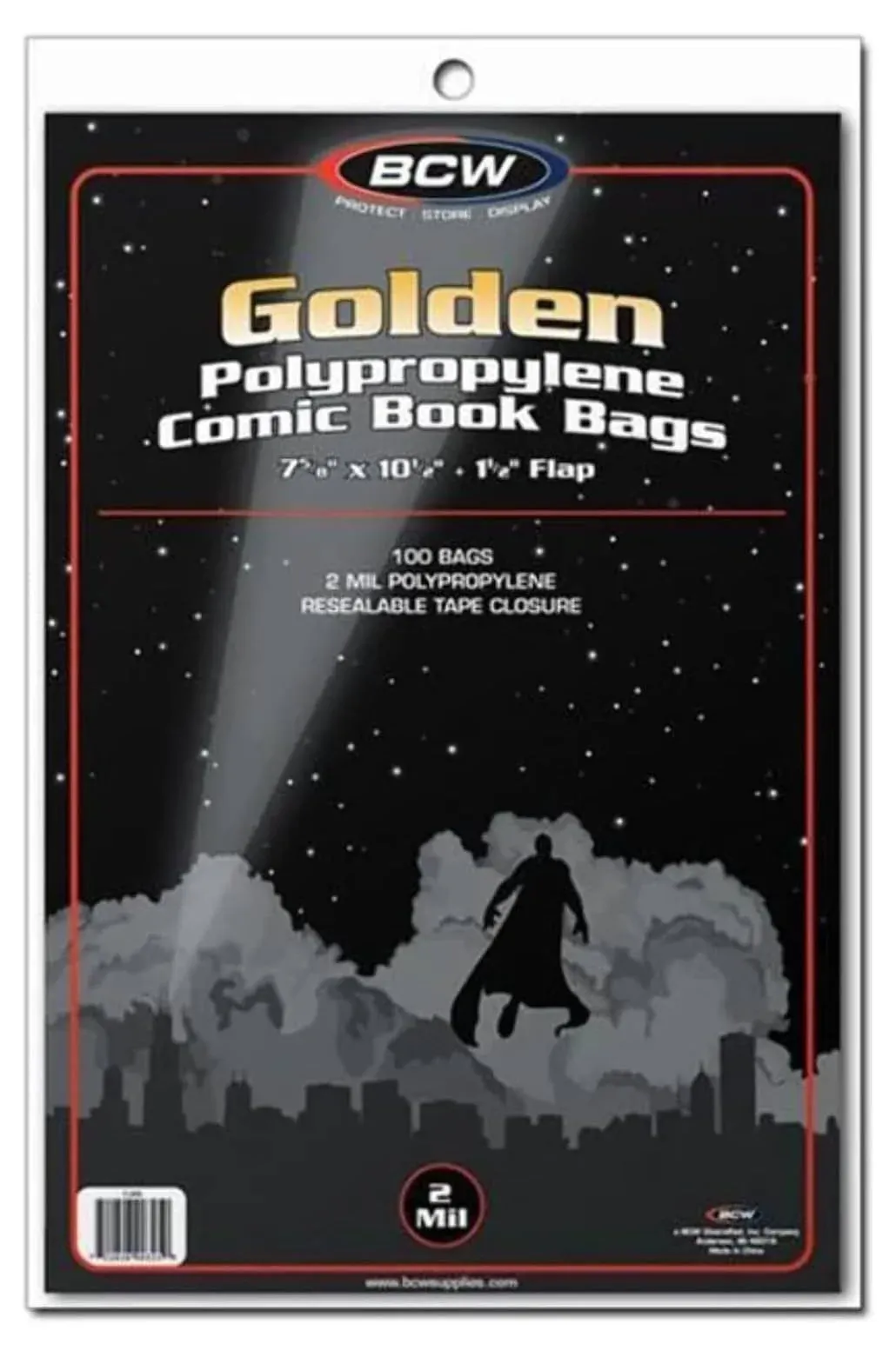 BCW Golden Comic Bags