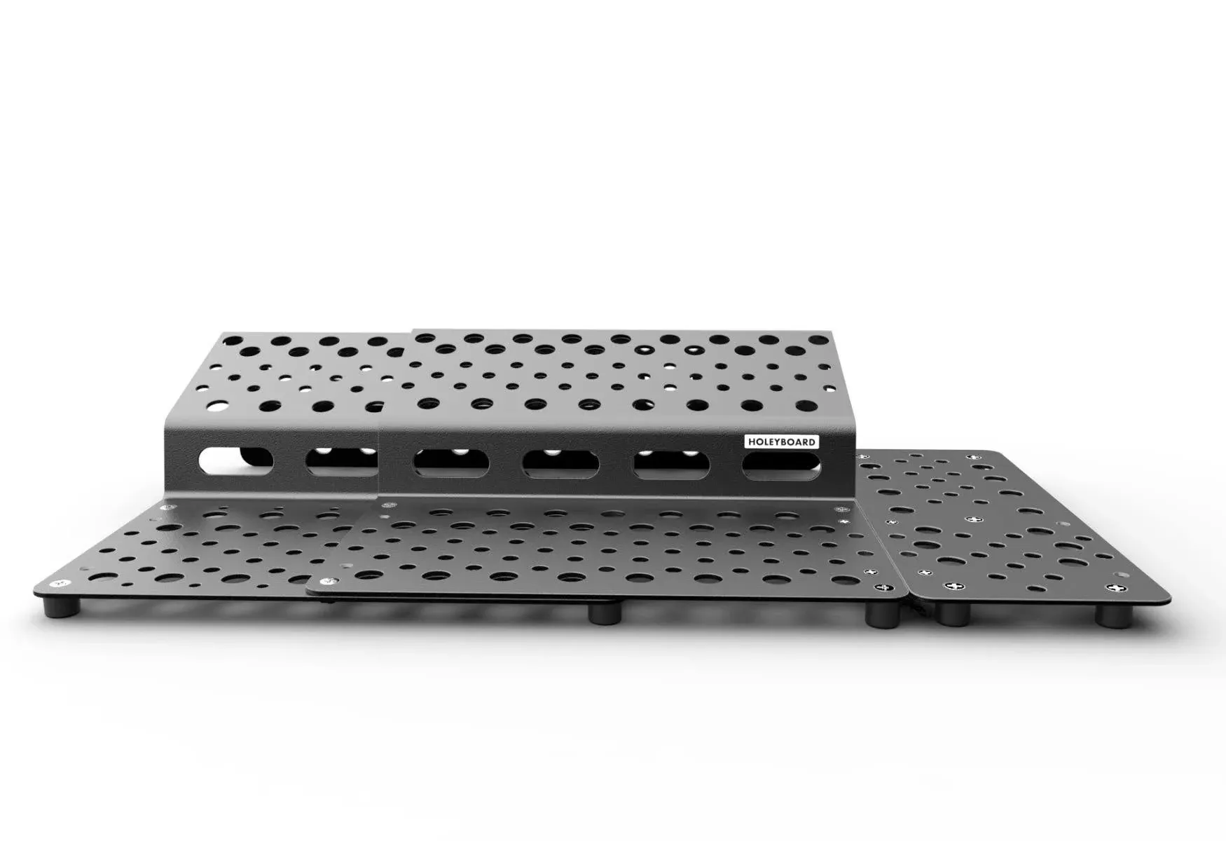 Holeyboard Pedalboards 123 Complete Pedalboard - Black