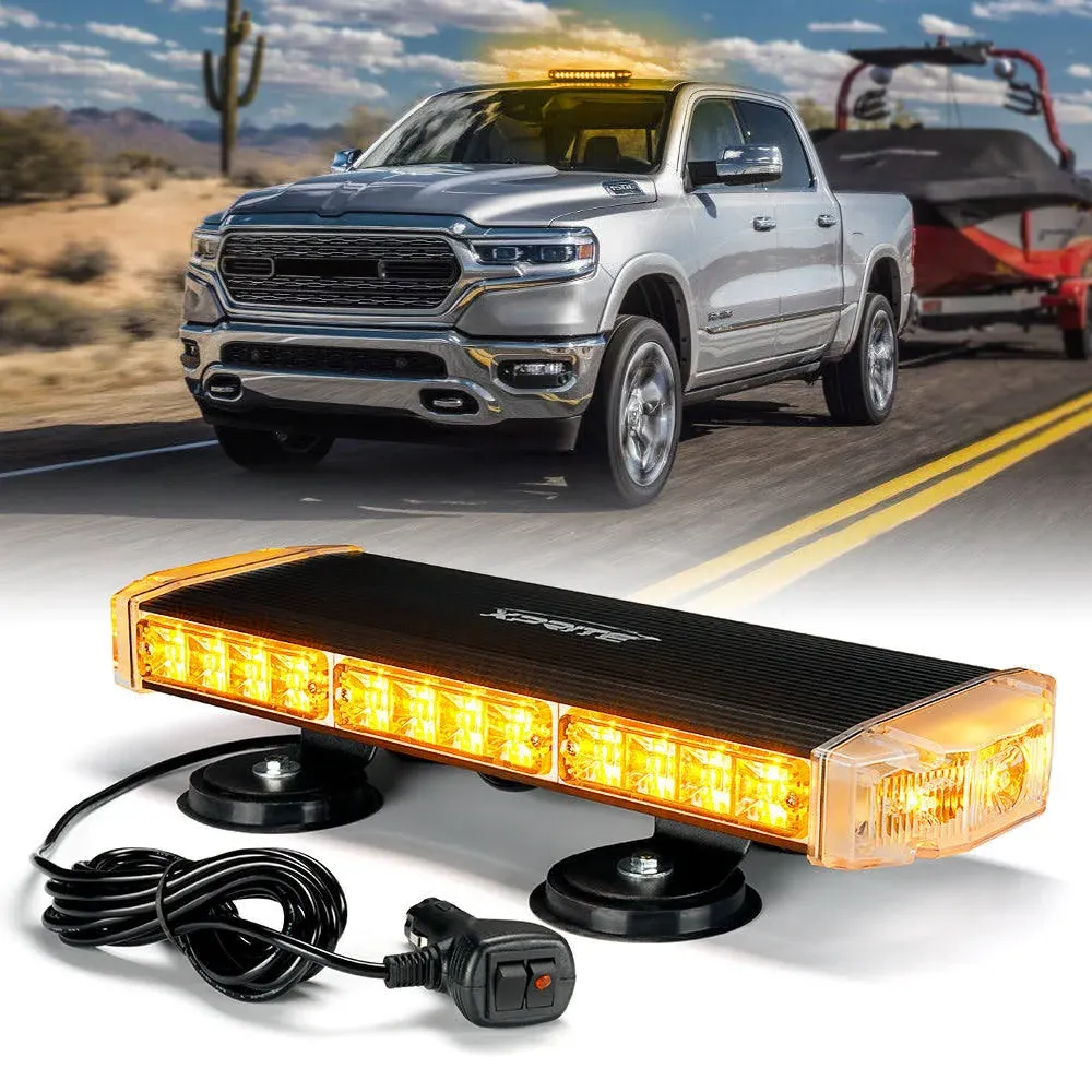 Xprite® SL-L47-17IN-G1-Y - Response Series 18&quot; 30-LED Amber Magnet Mount Light Bar