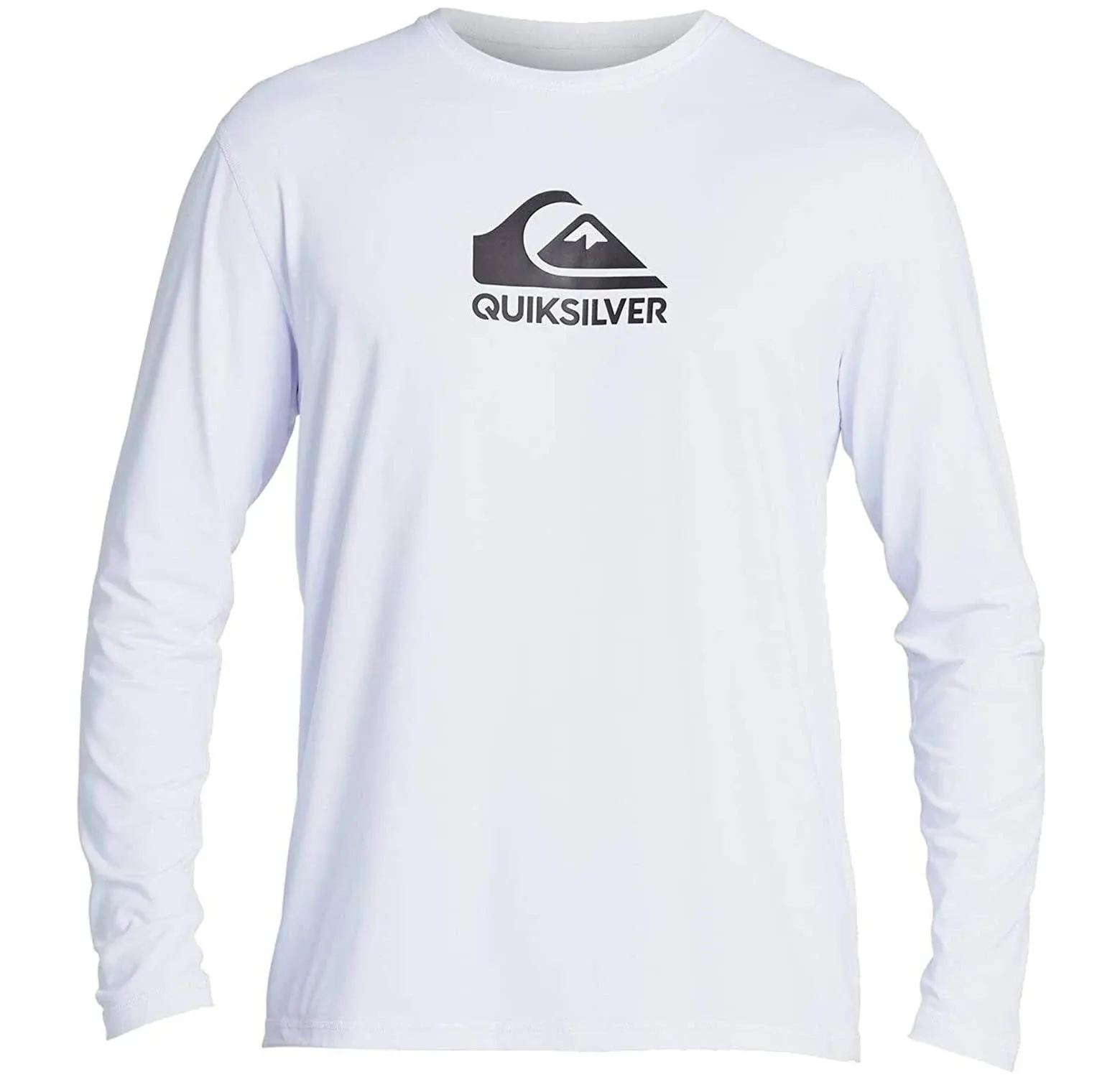 Quick Silver white blk long sleeveUV protecting 50+ moisture wicking shirt XXXLT