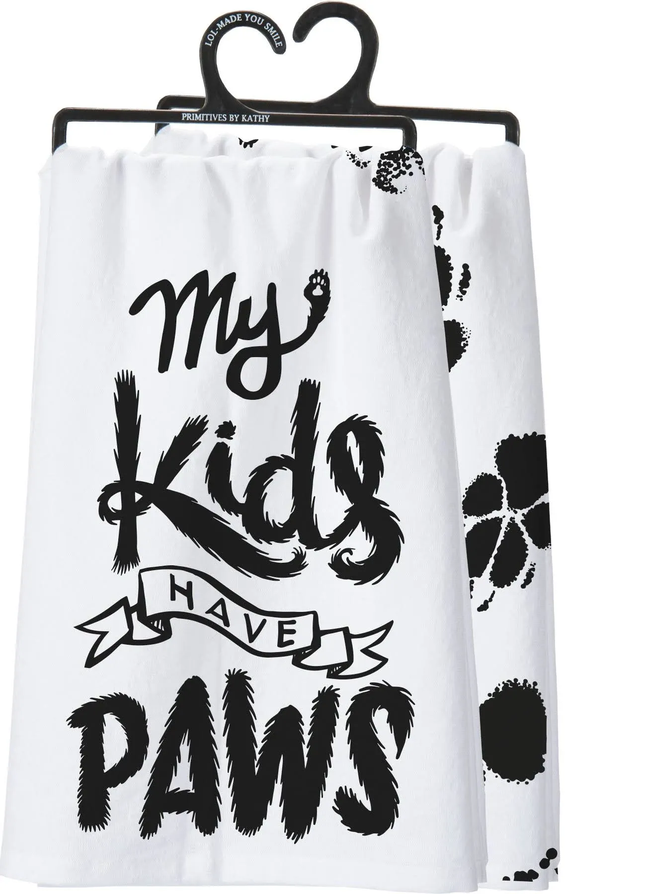 My Kids Have Paws Dish Towel