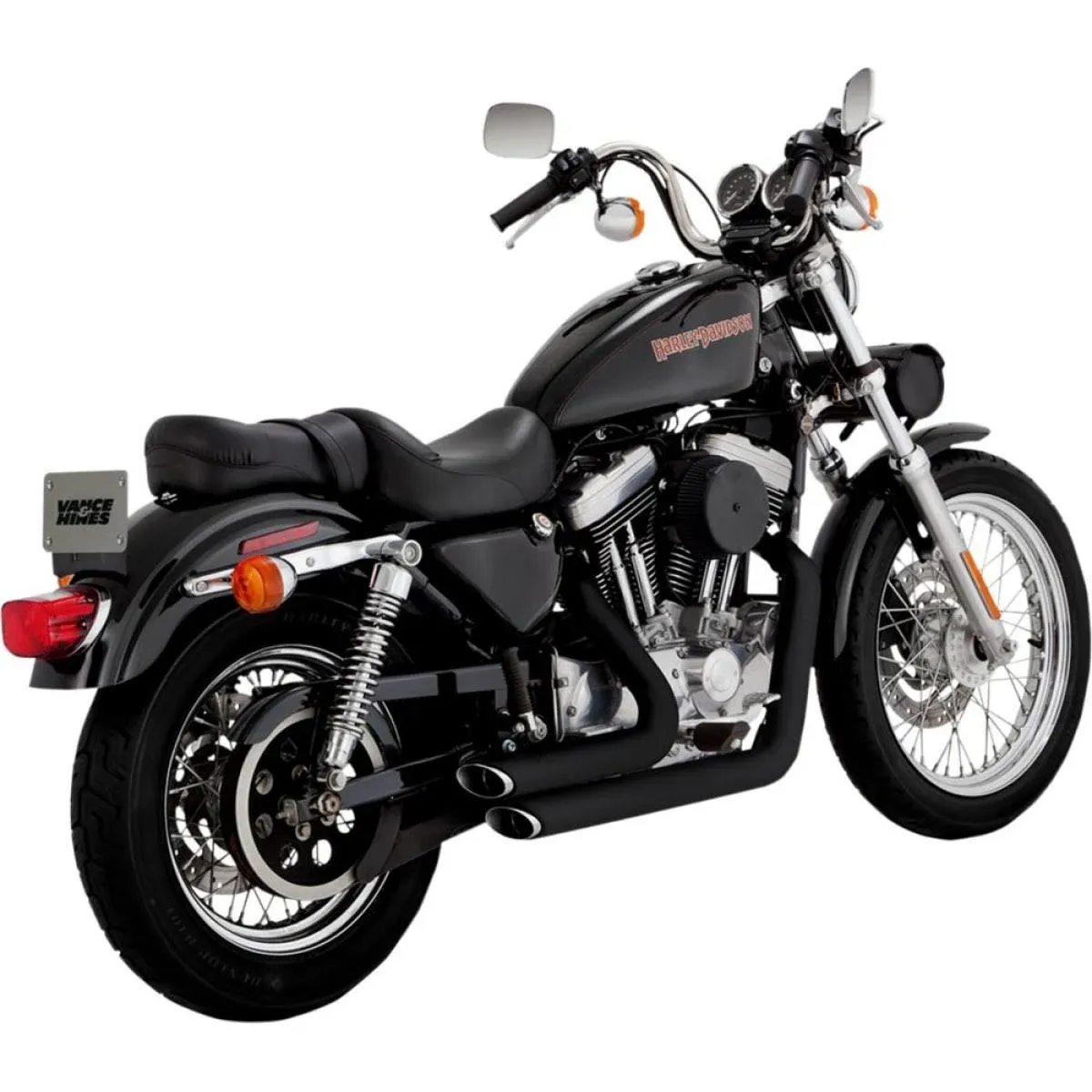 Vance &amp; Hines - 47223 - Shortshots Staggered Harley Sportster XL 1999-2003