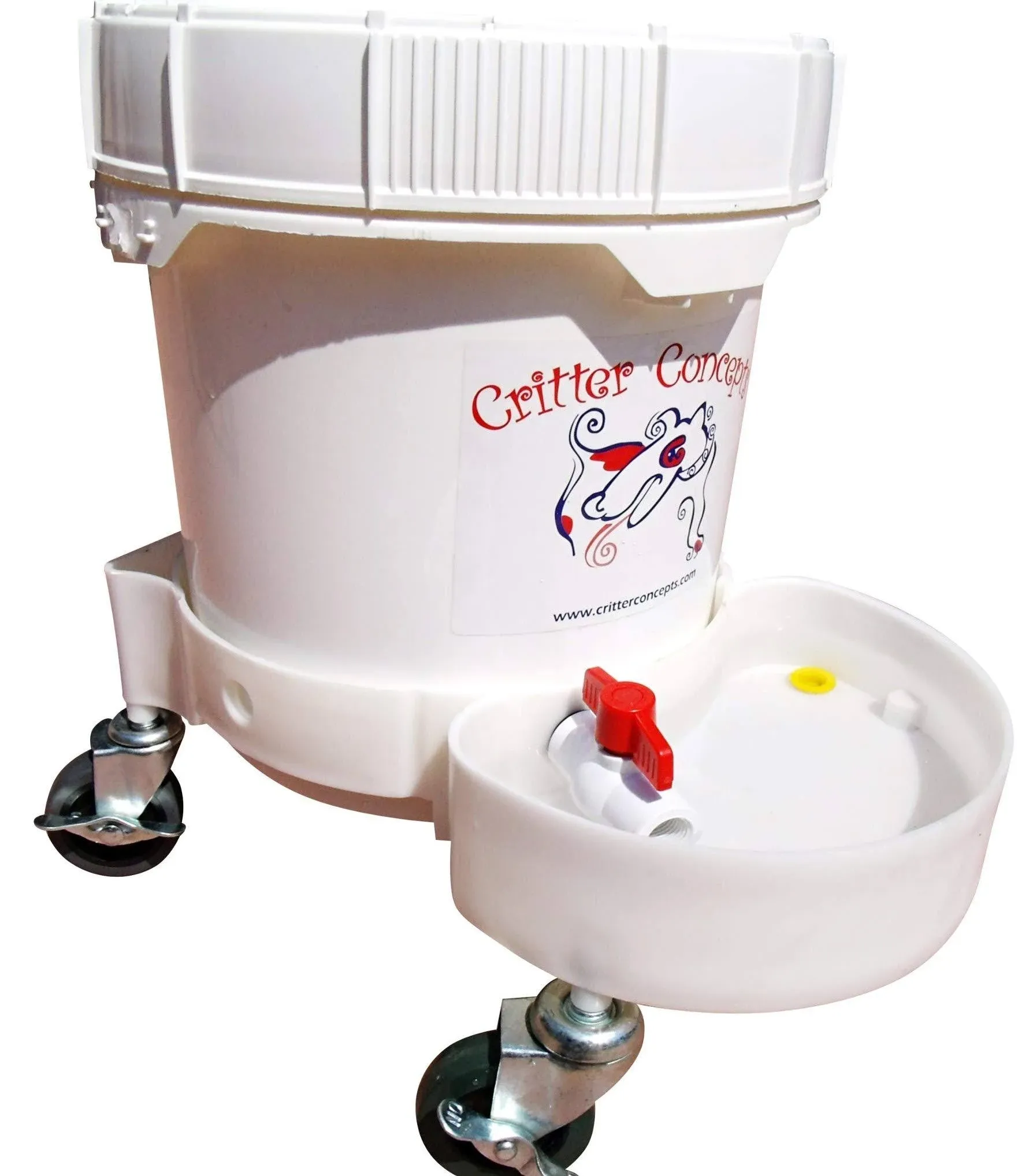 Critter Concepts Dog Water Fountain Large Breed 3.5 Gallon– Automatic Water ...