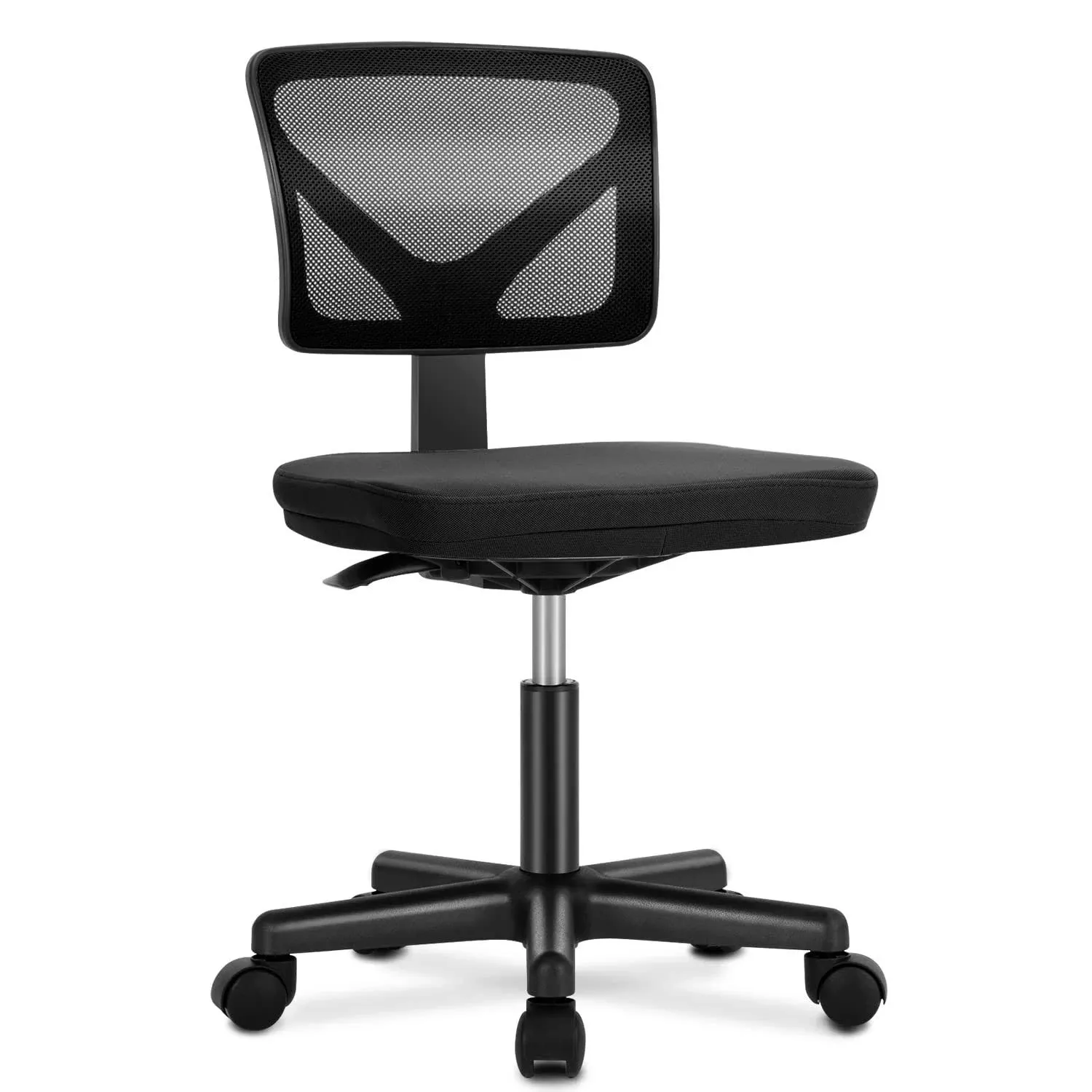 Desk Chair - Armless Mesh Office Chair, Ergonomic Computer Desk Chair, No Small