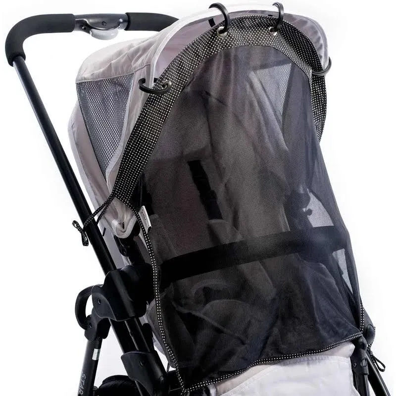 Sun Shade for Strollers and Infant Car Seat (Medium). Universal Adjustable SPF 30+ Sunshade with See Through. Your Baby Will See The World and Will Be Protected. Stroller Shade by IntiMom