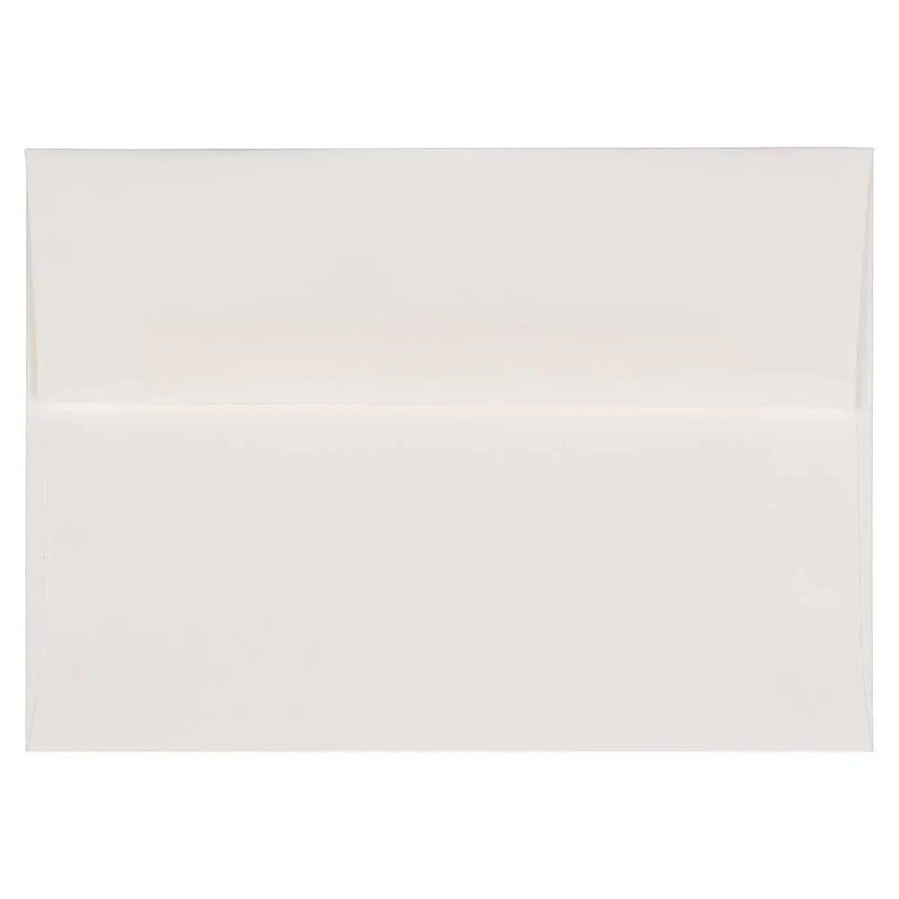 JAM Paper® A7 Strathmore Invitation Envelopes, 5.25 x 7.25, Bright White Laid, 50/Pack (3TTL711I)