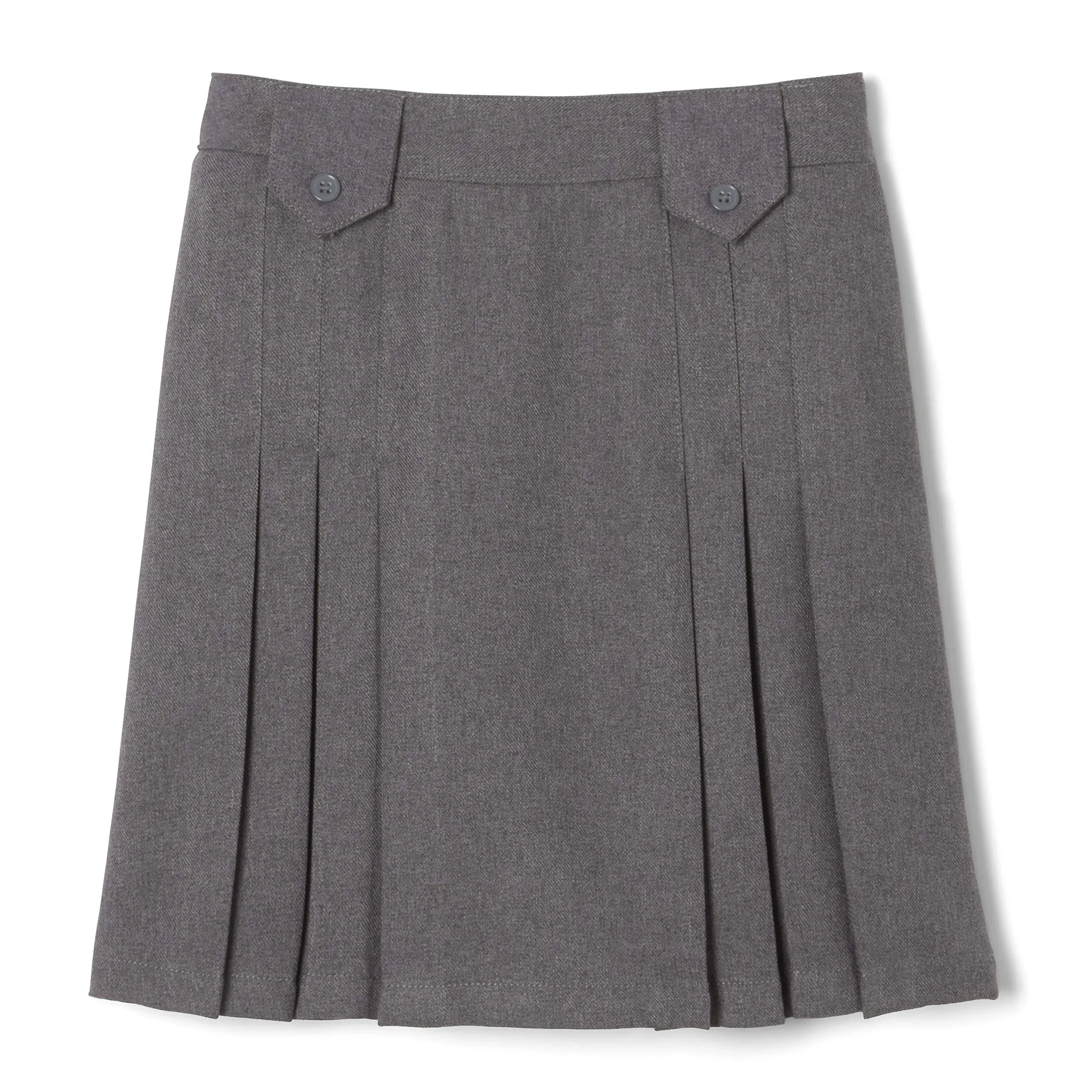 GIRLS FRONT PLEATED TAB SKIRT