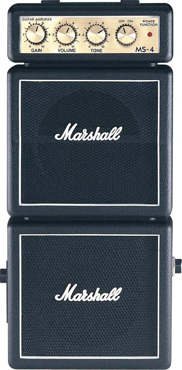 Marshall MS4 Battery-Powere<wbr/>d Mini Micro Full Stack Guitar Amplifier