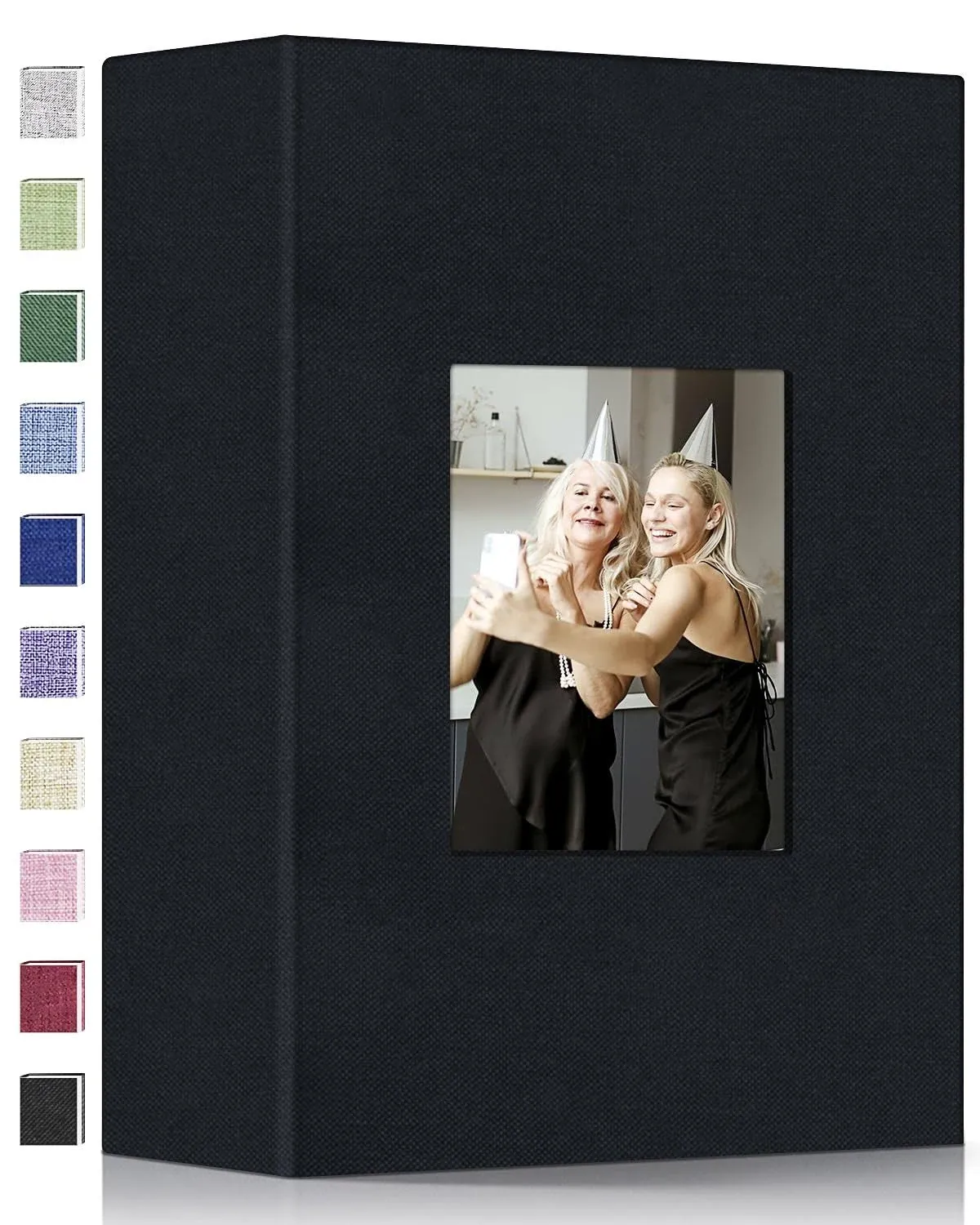 Popotop Photo Album 4x6-200 Photos Photo Books with 200 Horizontal Pockets,Linen ...