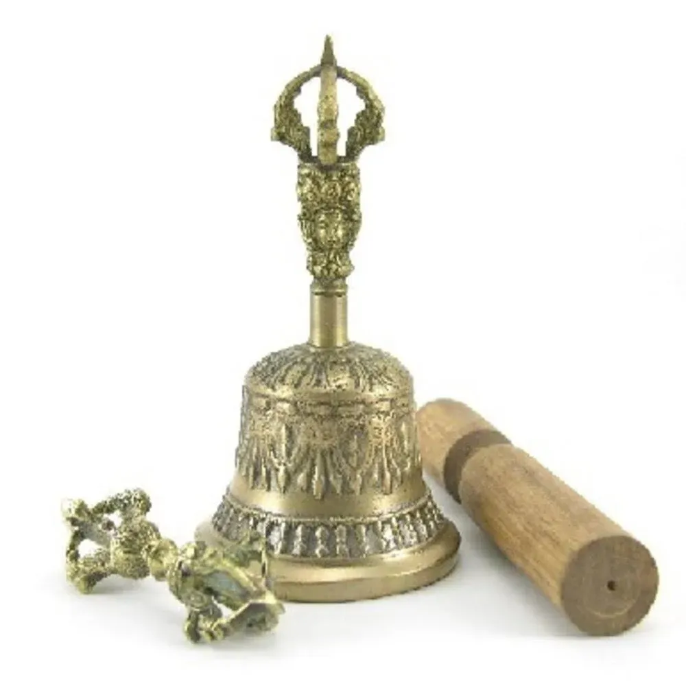 TM THAMELMART for Be Buddhist Sacred Spiritual Tibetan Bell and Dorje