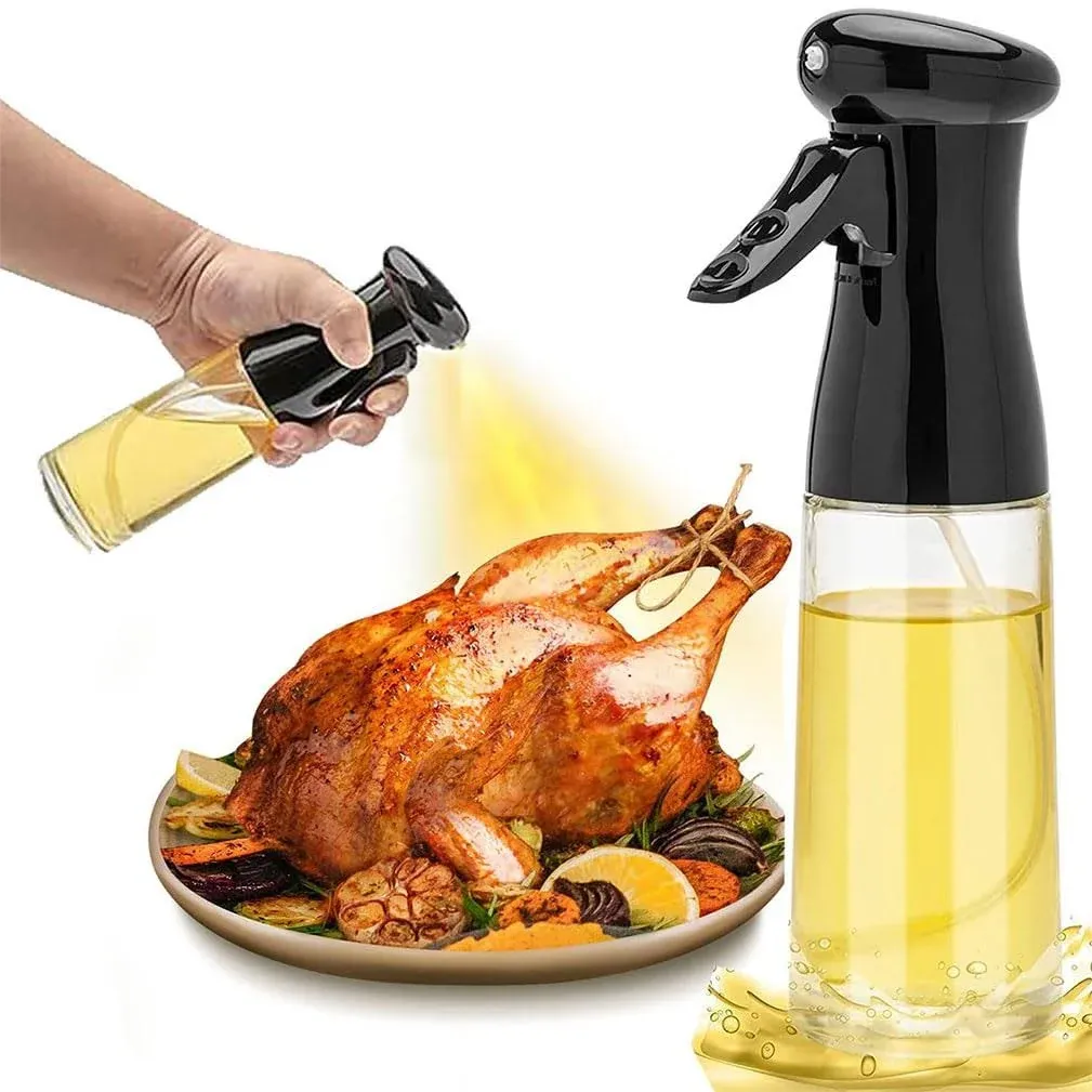 Olive Oil Sprayer Cooking Oir Spritzer for Cooking Air Fryer BBQ Roasting, 200ml