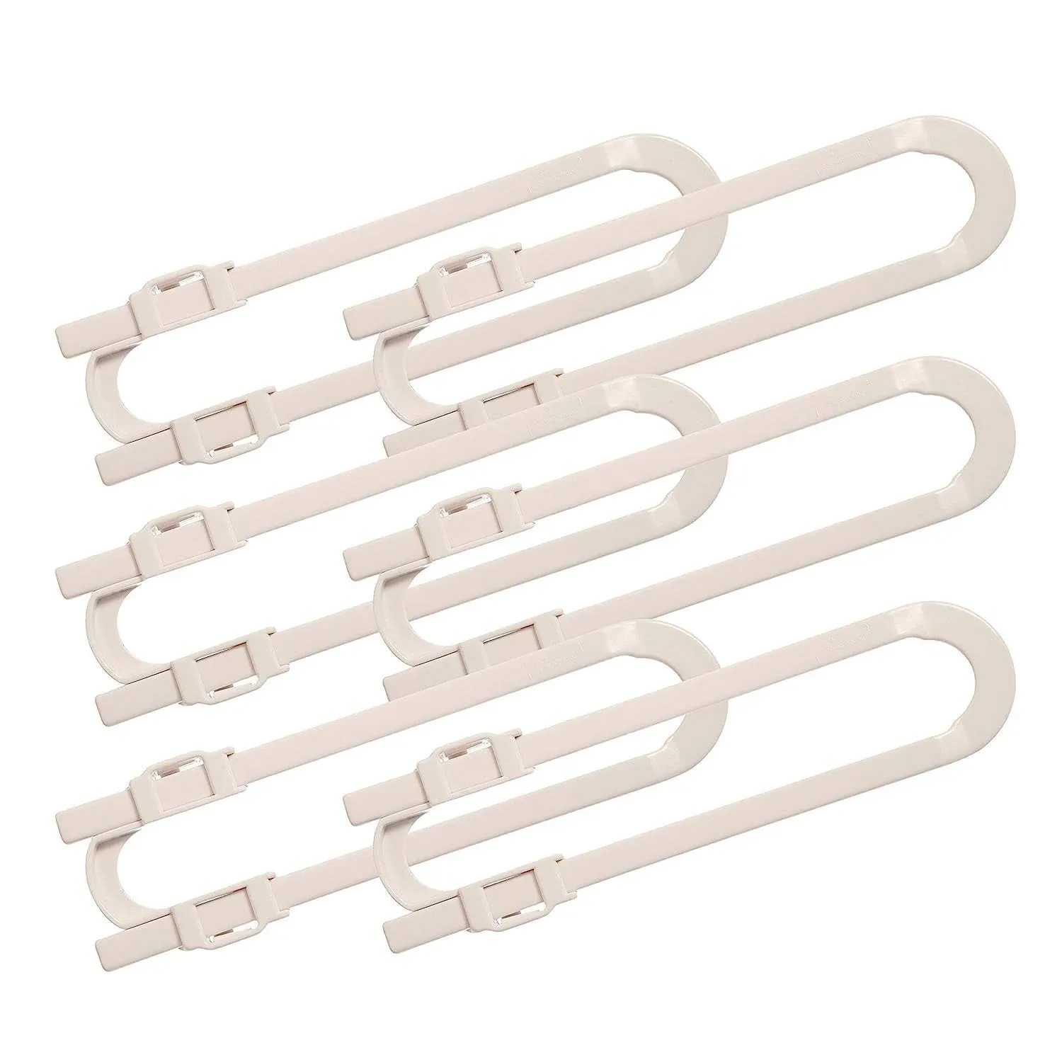 Dreambaby Cabinet Glide Lock Extra Long, 6 Count (Pack of 1)