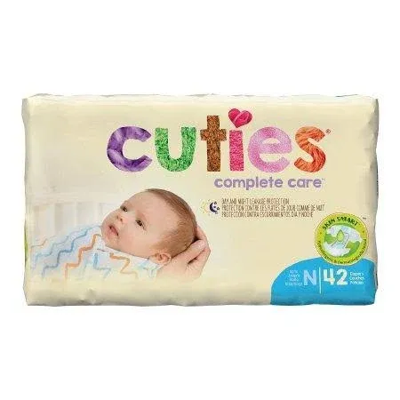 First Quality Baby Diaper Cuties Tab Closure Size 1 Disposable Heavy Absorbency