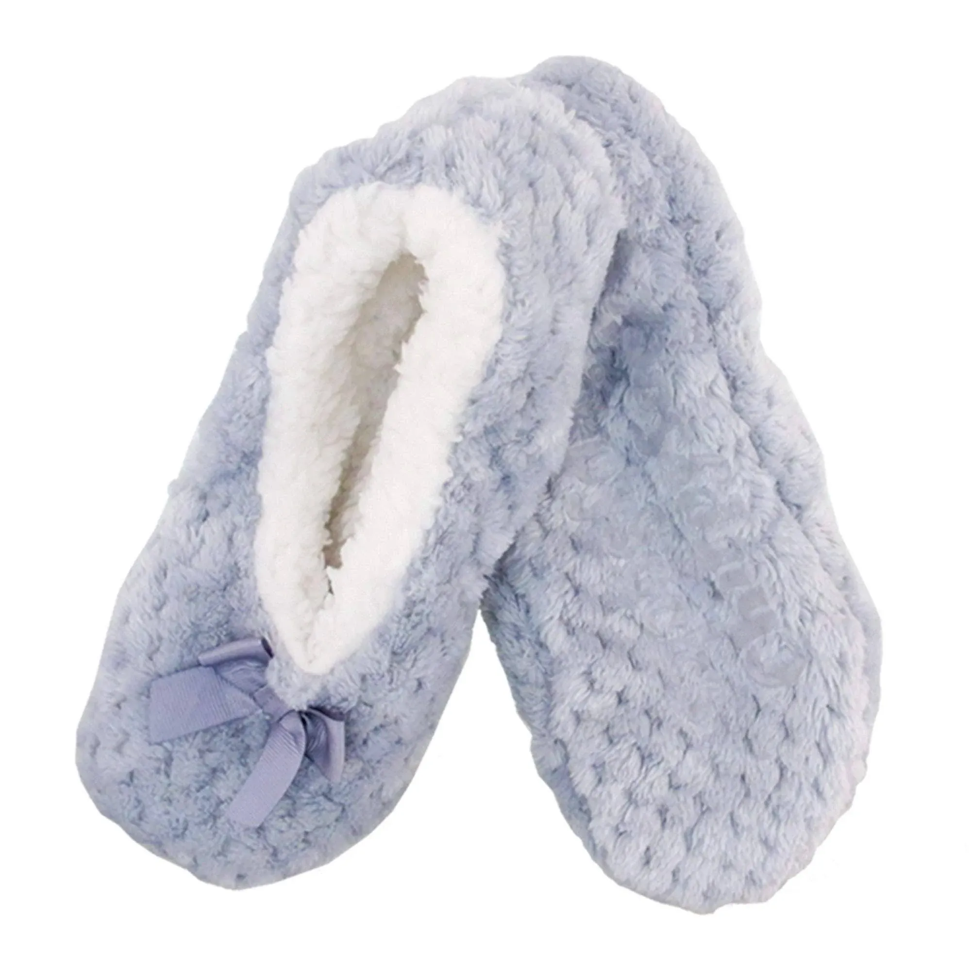 BambooMN Adult Super Soft Warm Cozy Fuzzy Soft Touch Slippers Non-Slip Lined ...