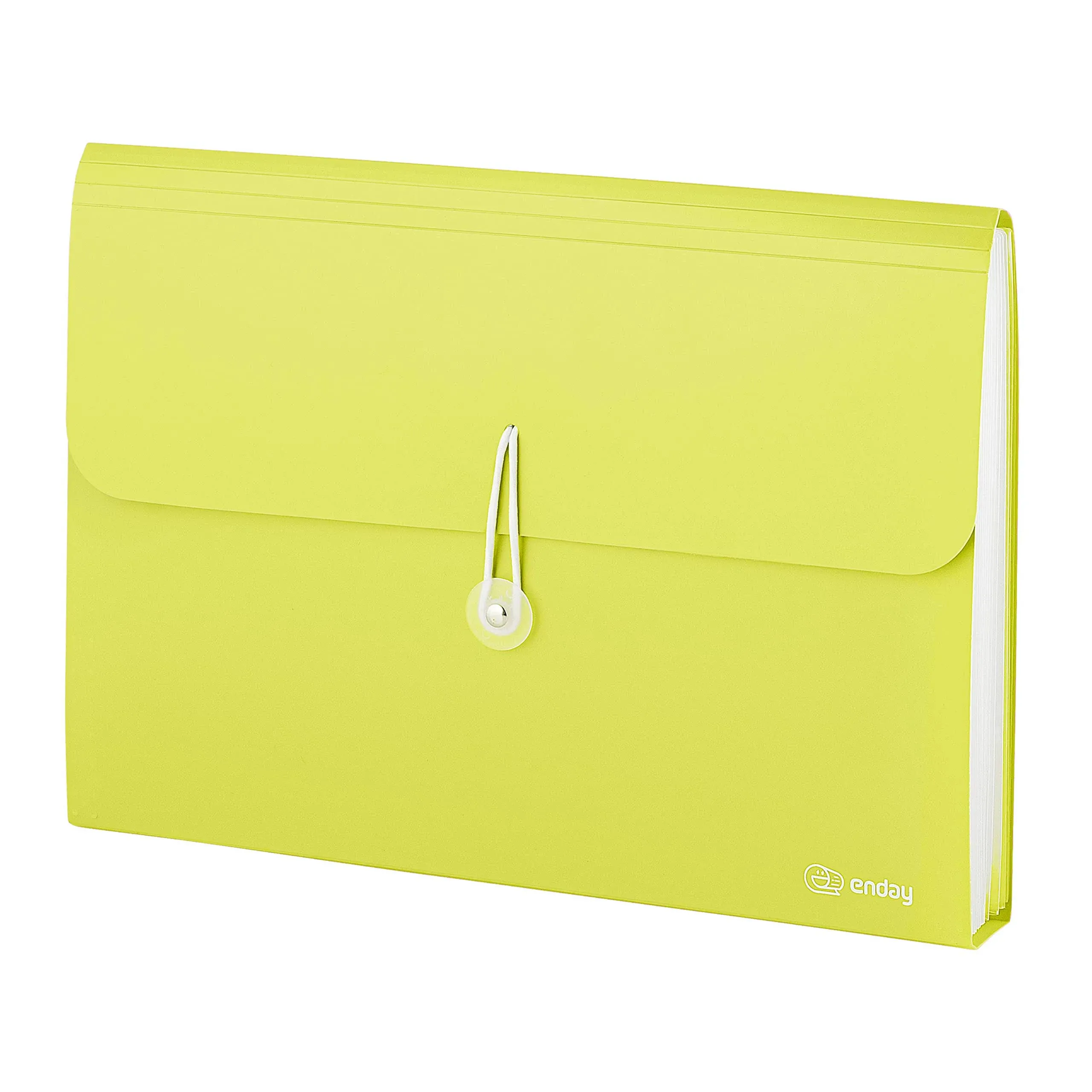 7-Pocket Letter Size Poly Expanding File green