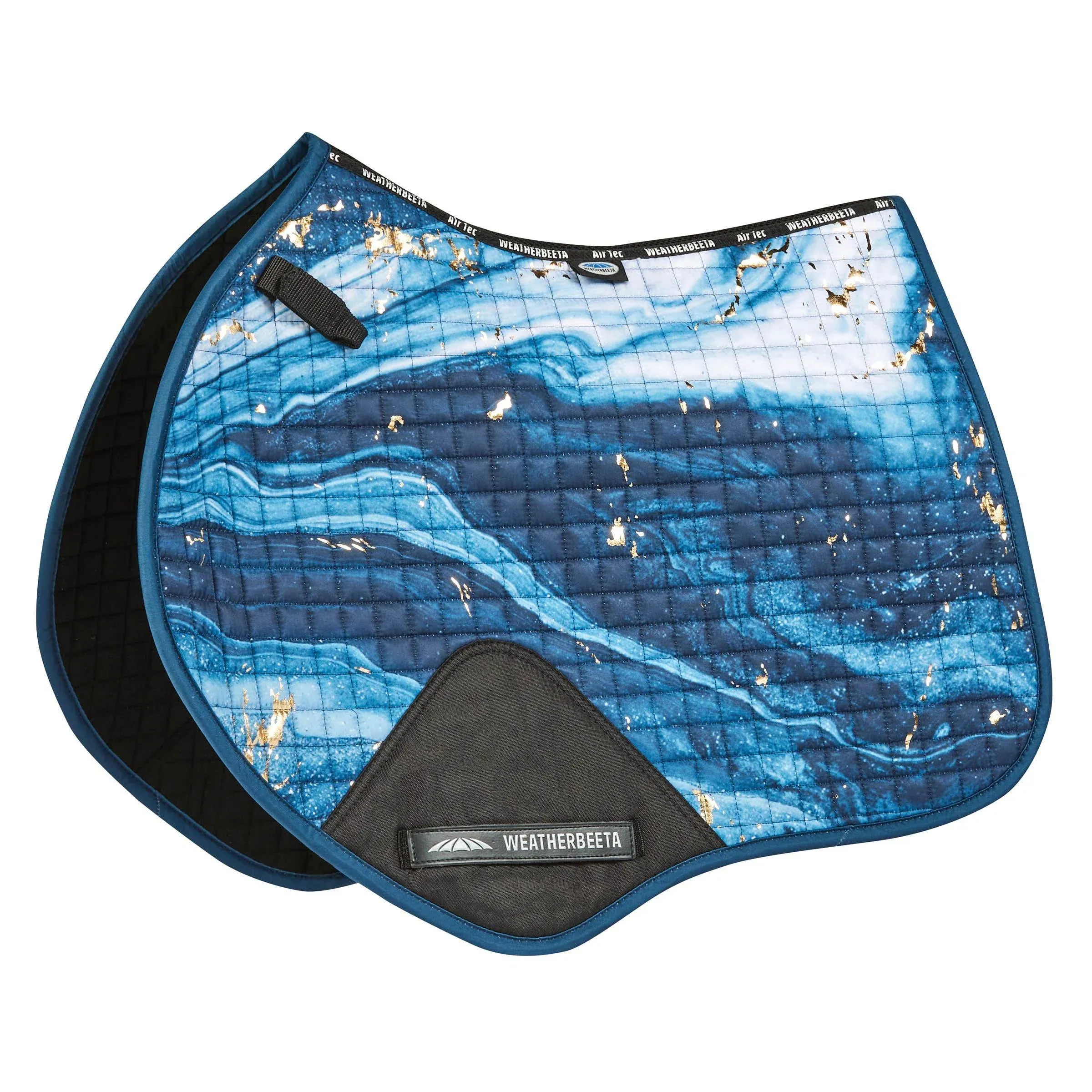 Weatherbeeta Prime Marble Shimmer Jump Shaped Saddle Pad