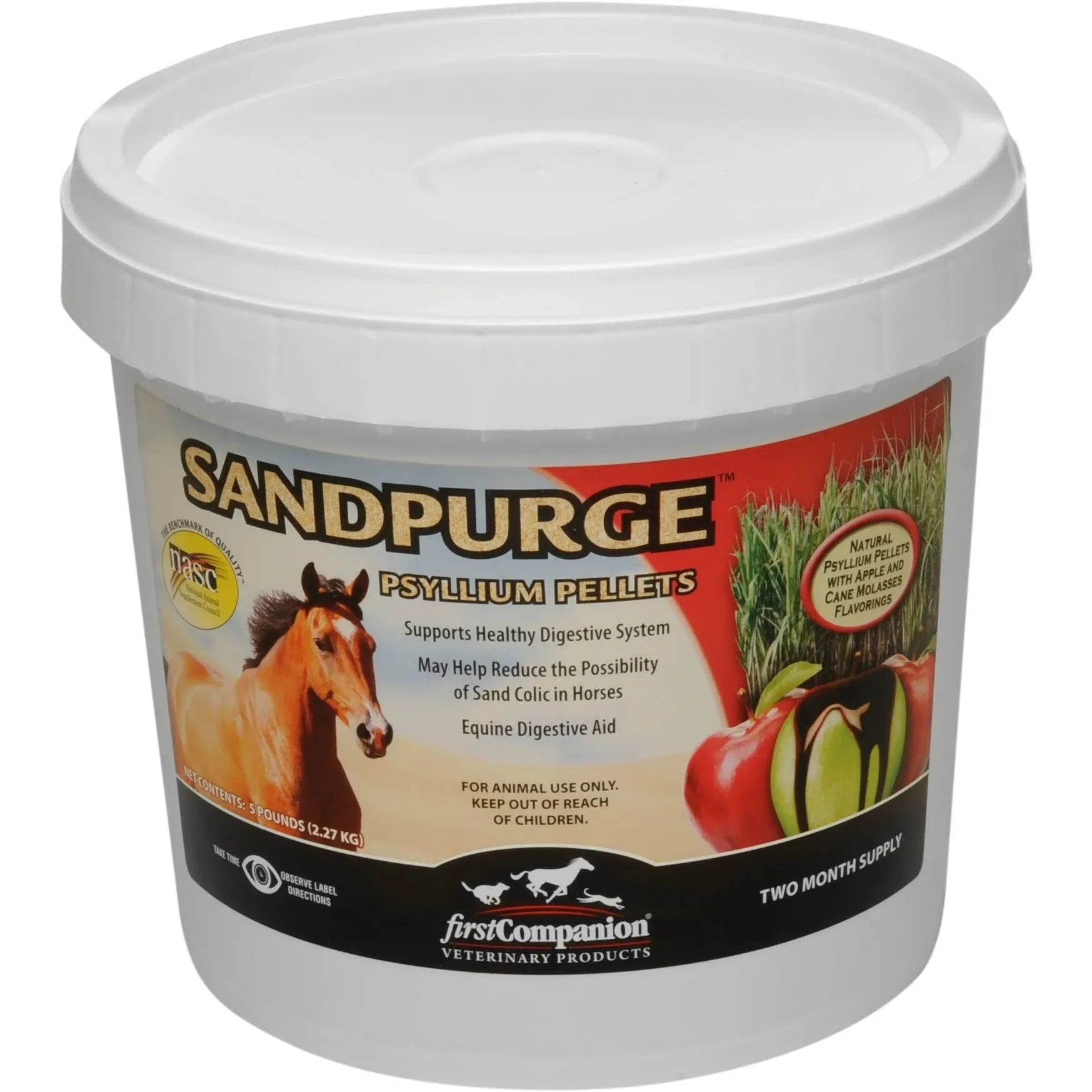 First Companion Sandpurge Psyllium Pellets 10lb