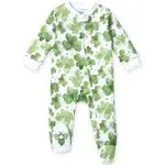 Burt's Bees Baby Girls Footed One-Piece Pajamas, Sleep and Play Loose Fit, 100% Organic Cotton, Sizes NB to 6-9 Months