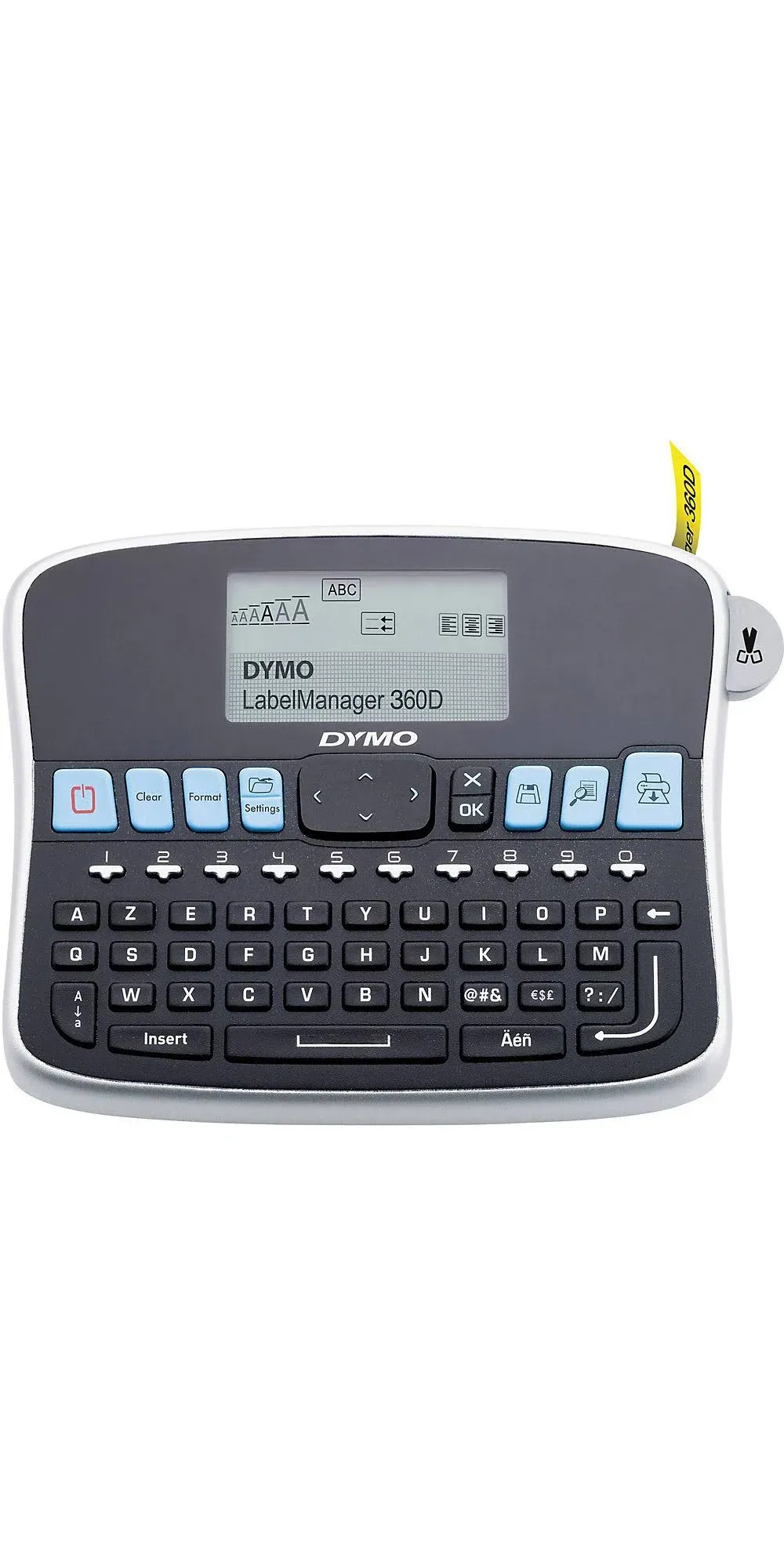 Dymo Portable Label Maker Labeller LM 360D Black/Silver