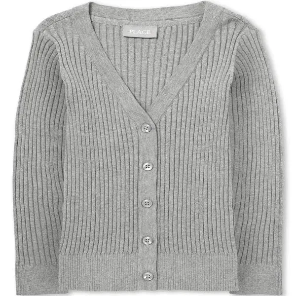 The Children's Place Girls' Ribbed Boyfriend Cardigan