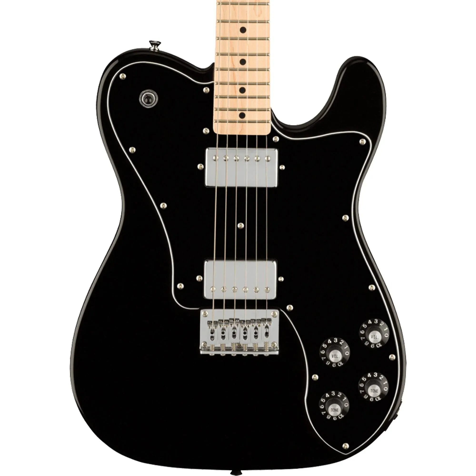 Squier Affinity Series Telecaster Deluxe Electric Guitar Charcoal Frost Metallic