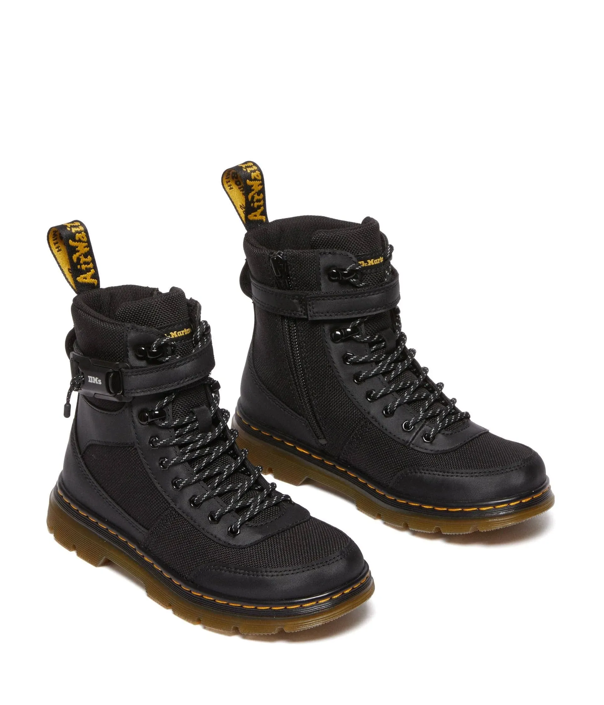 Dr Martens Childrens Combs Tech Junior Extra Tough Nylon Black