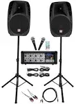 Rockville Dual 15" Android/iphone/ipad/Laptop/TV Youtube Karaoke Machine/System