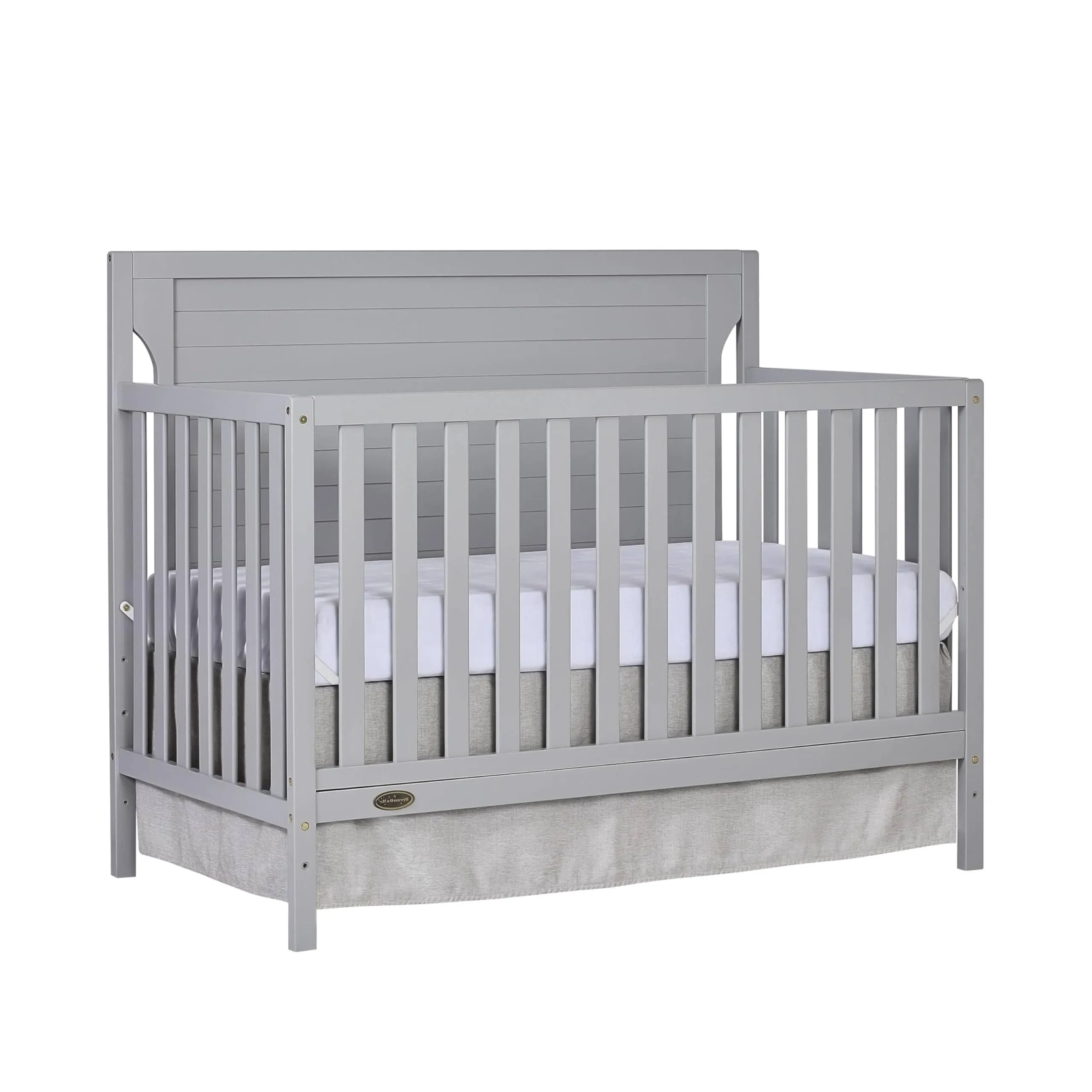 Dream On Me Cape Cod 5 in 1 Convertible Crib, Pebble Grey