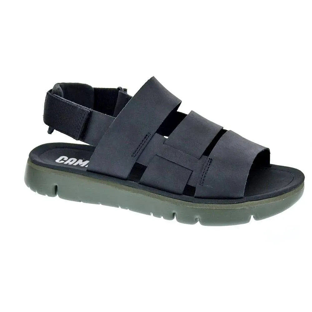 Mens Camper Oruga Leather Sandals with Adjustable Closure NEW