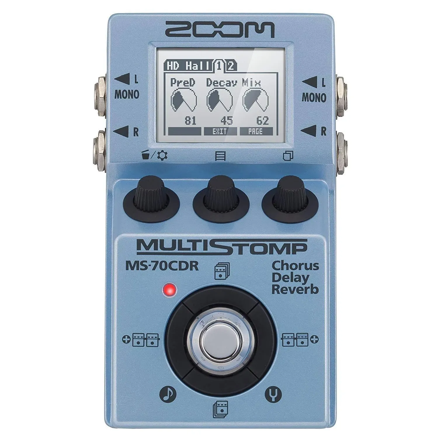 Zoom MS-70CDR MultiStomp Chorus/Delay/R<wbr/>everb Pedal