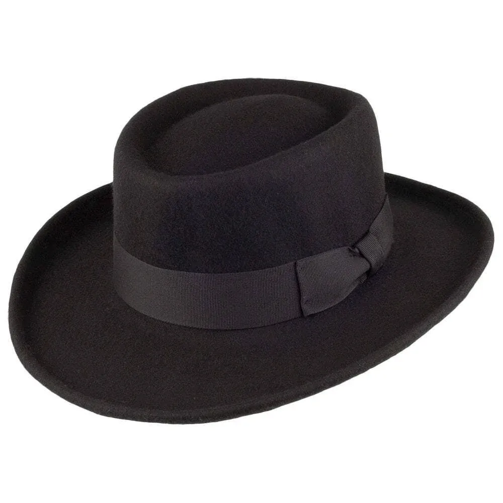 Crushable Wool Felt Gambler Hat: Effortless Cool to Elevate Your Look