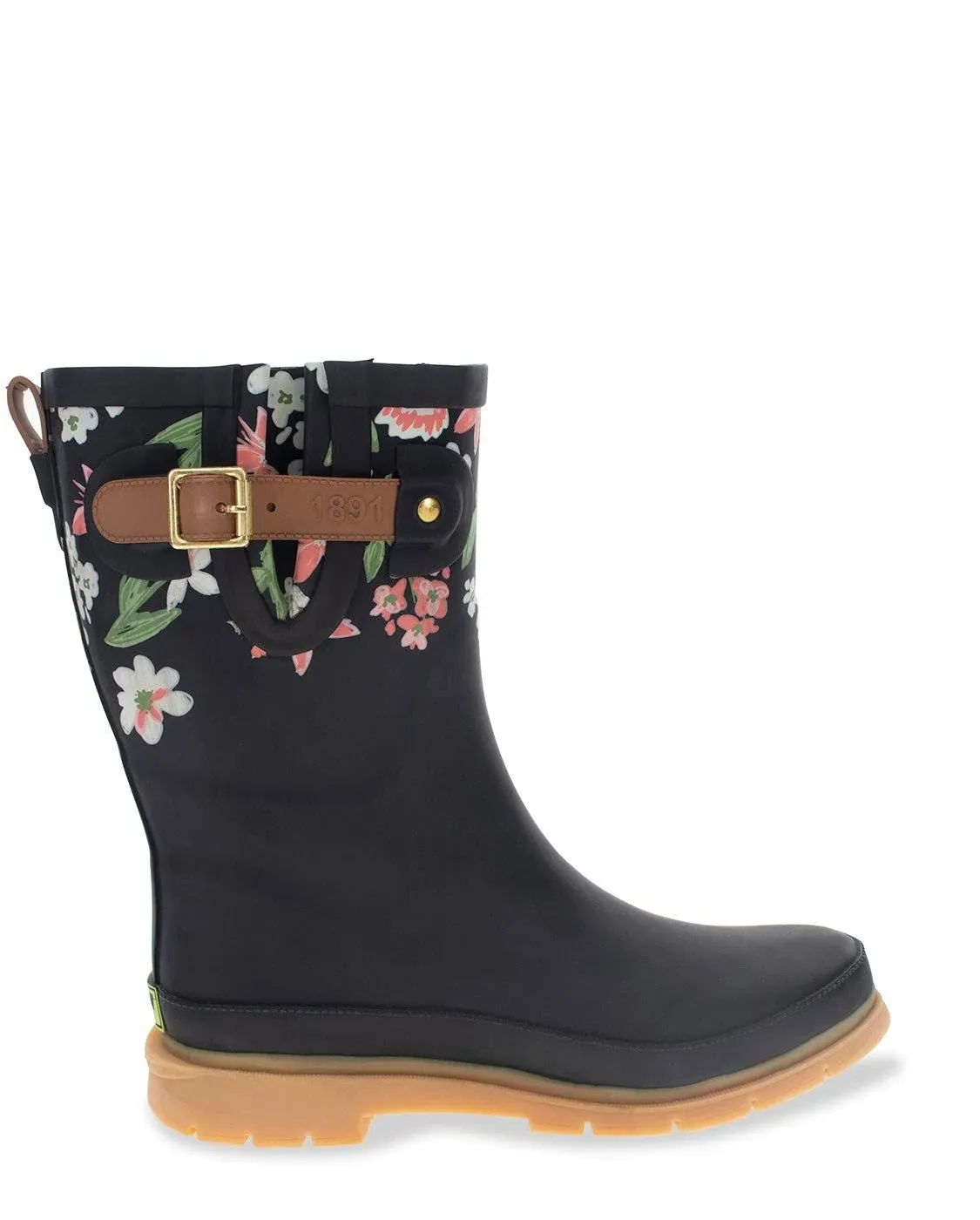 Western Chief Women's Brushed Petals Mid Rain Boots