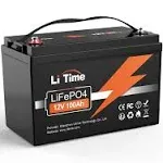 Litime 12V 100Ah Lithium LiFePO4 Battery