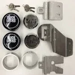 Slick Locks Chevy/GMC Sliding Door Kit Complete with Spinners Weather Covers & Locks