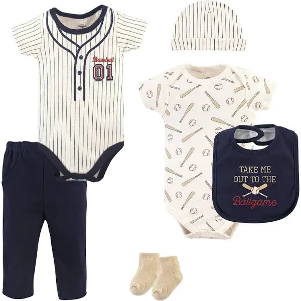 Little Treasure Layette 6-Piece Set Baseball / 9-12 Months