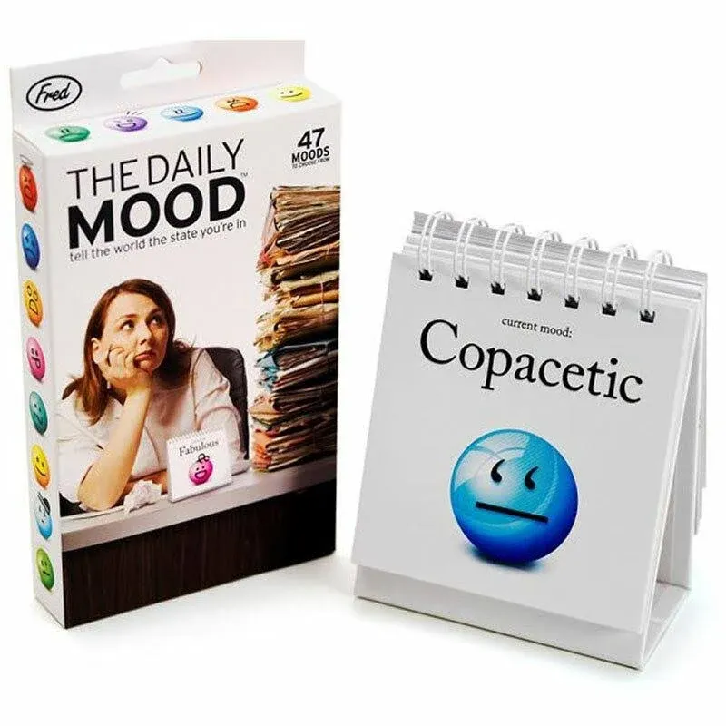 Genuine Fred Fred & Friends The Daily Mood Desk FlipchartGenuine Fred Fred & Friends The Daily Mood Desk Flipchart