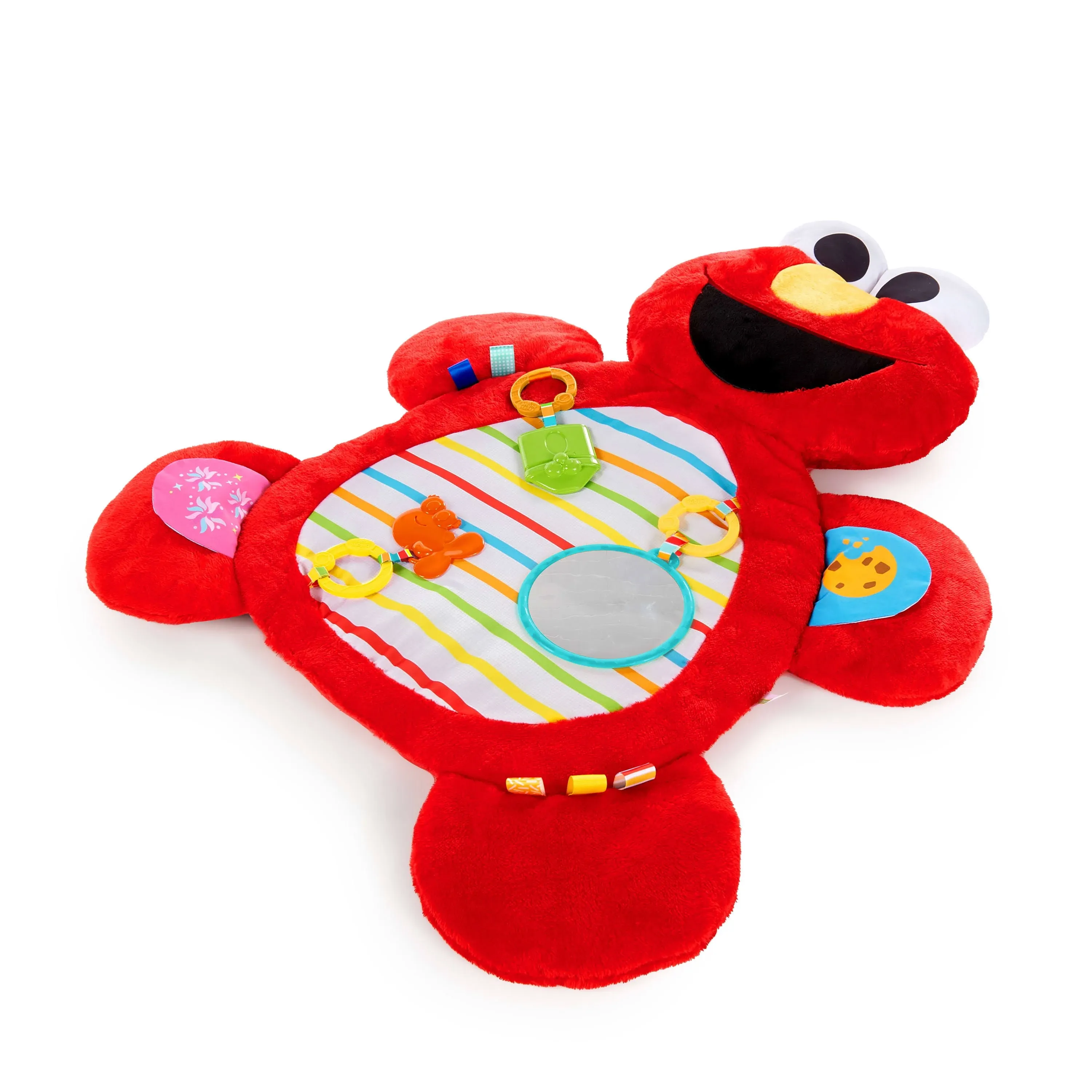 Bright Starts Sesame Street Tummy Time Prop & Play Activity Mat - Elmo Like new.