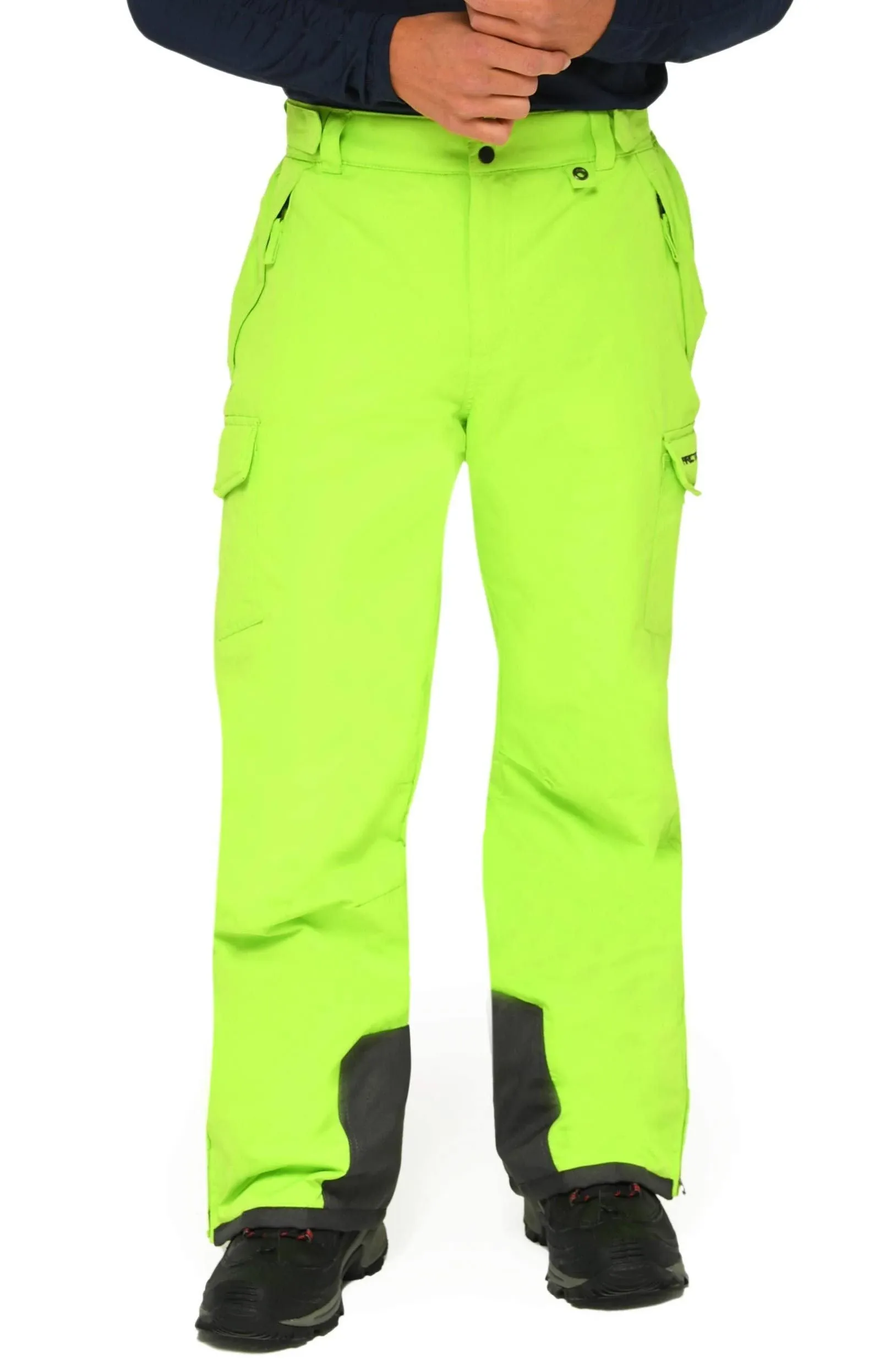 Arctix Men's Short Snow Sports Cargo Pant 30 inch Lime, Size: 4XL, Green