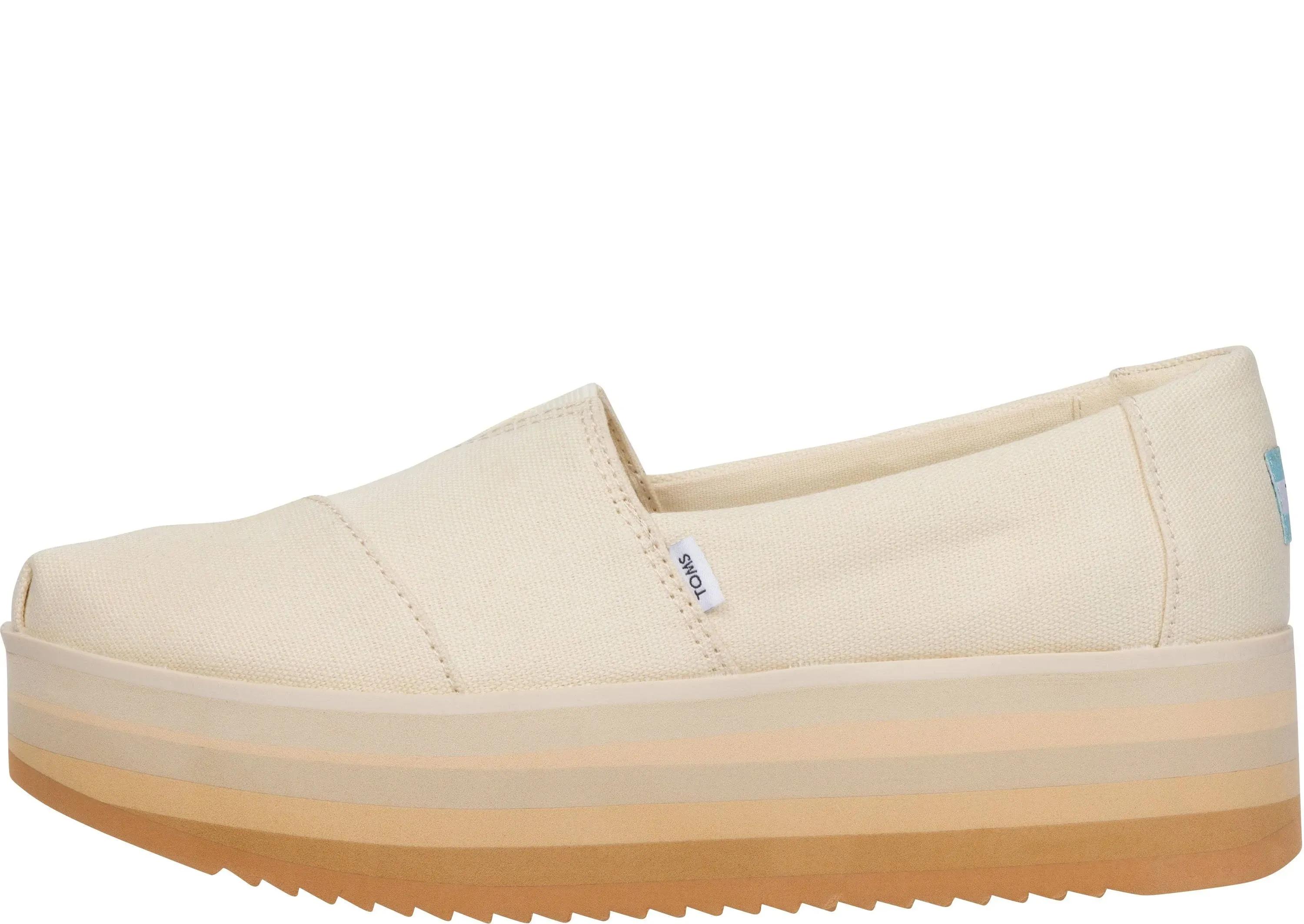 Toms Womens Alpargata Platform Espadrille - Natural