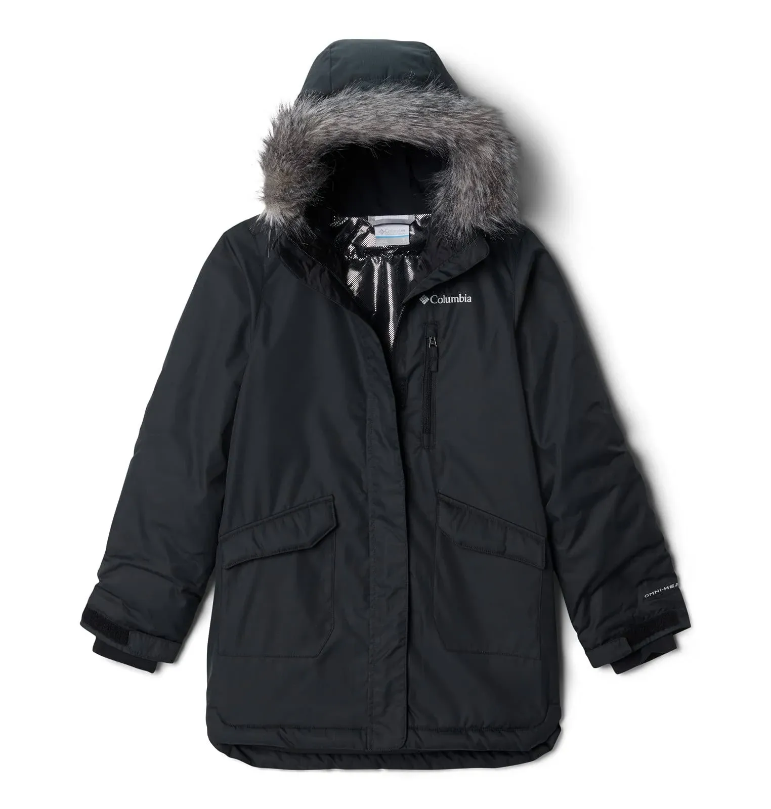 Columbia Girls' Suttle Mountain Long Insulated Jacket - S - Black