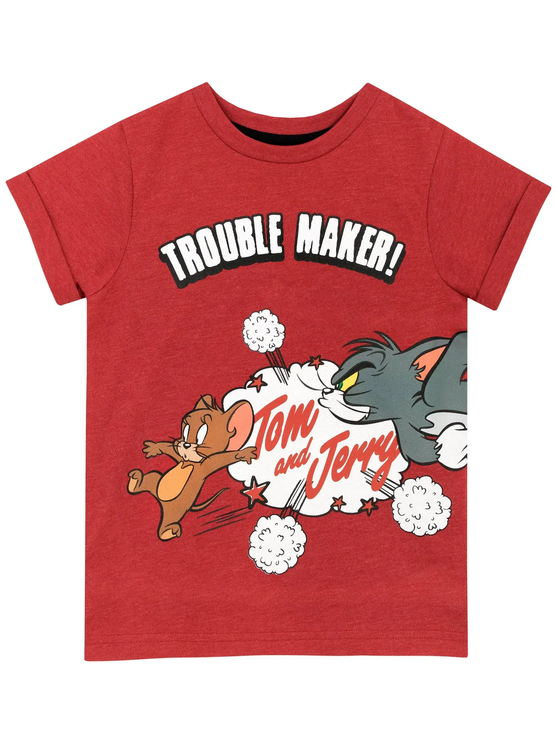 Tom and Jerry Boys' Cartoon T-Shirt