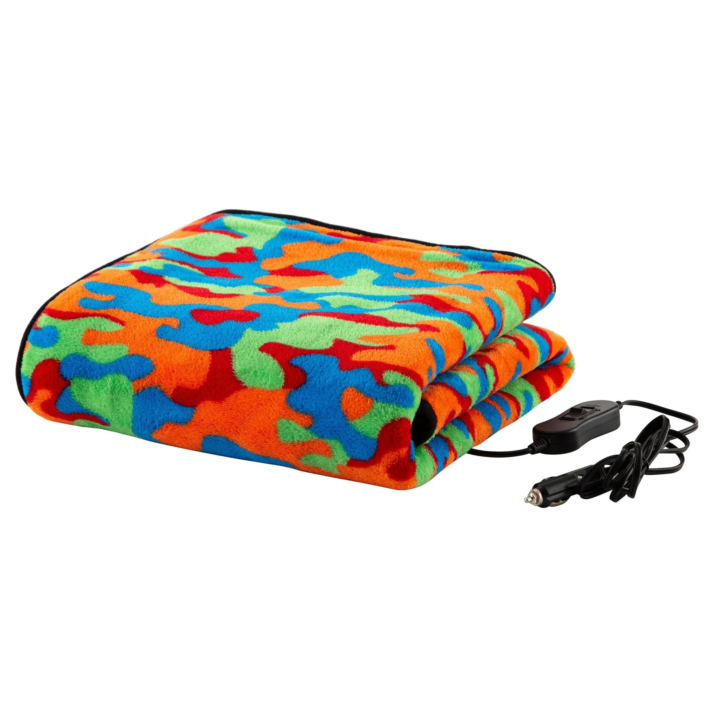 Stalwart Heated Car Blanket Multi Camo